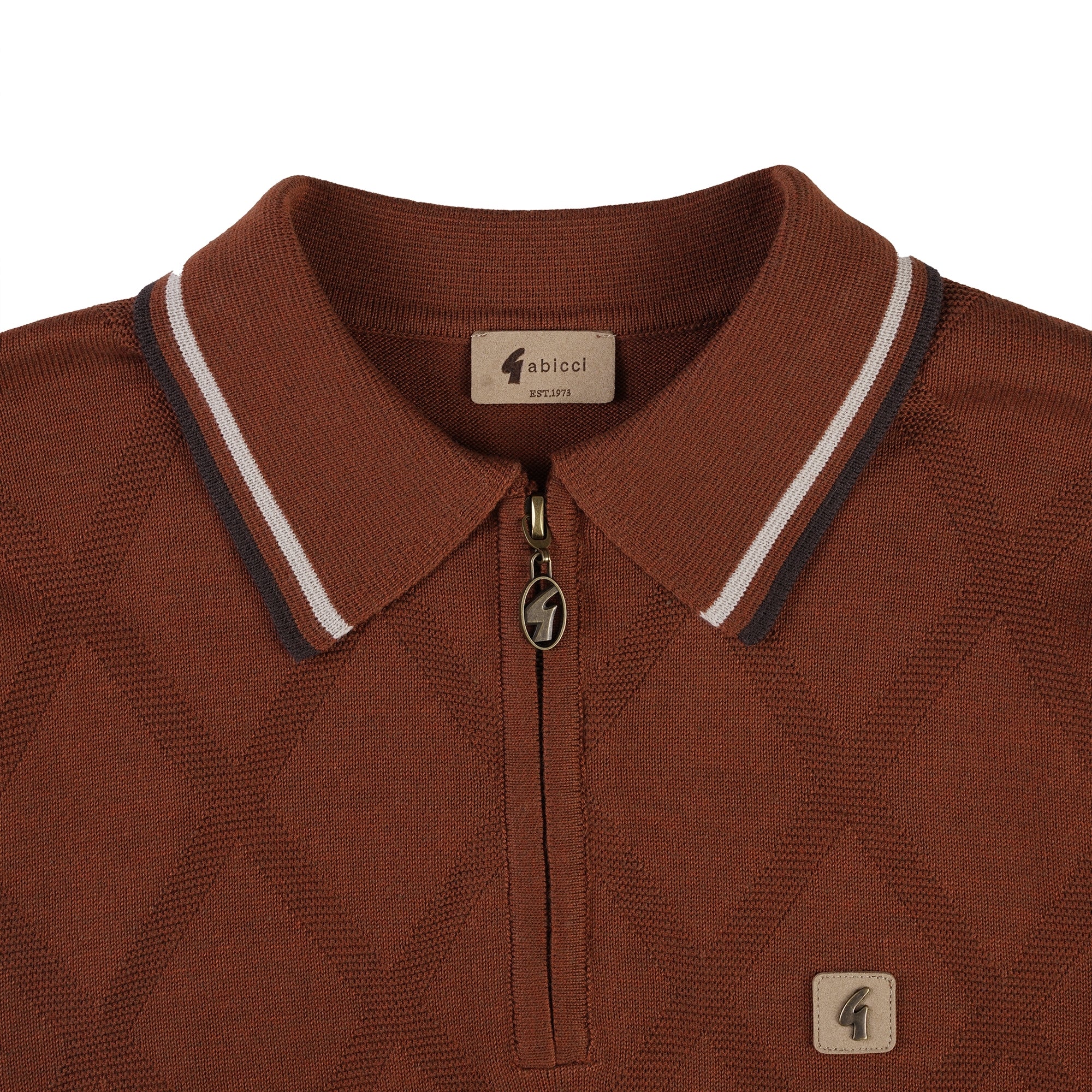 Gabicci Vintage Moore Polo Shirt - Paprika