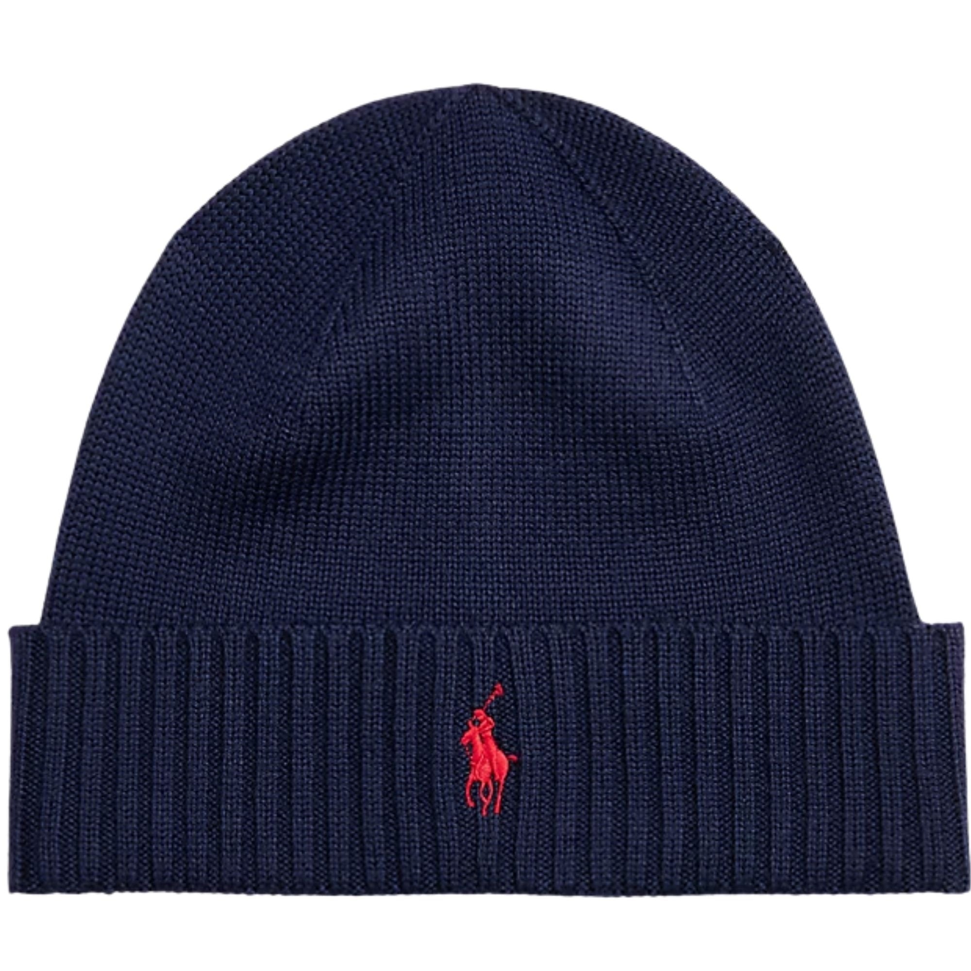 Signature Pony Wool Beanie - Blue