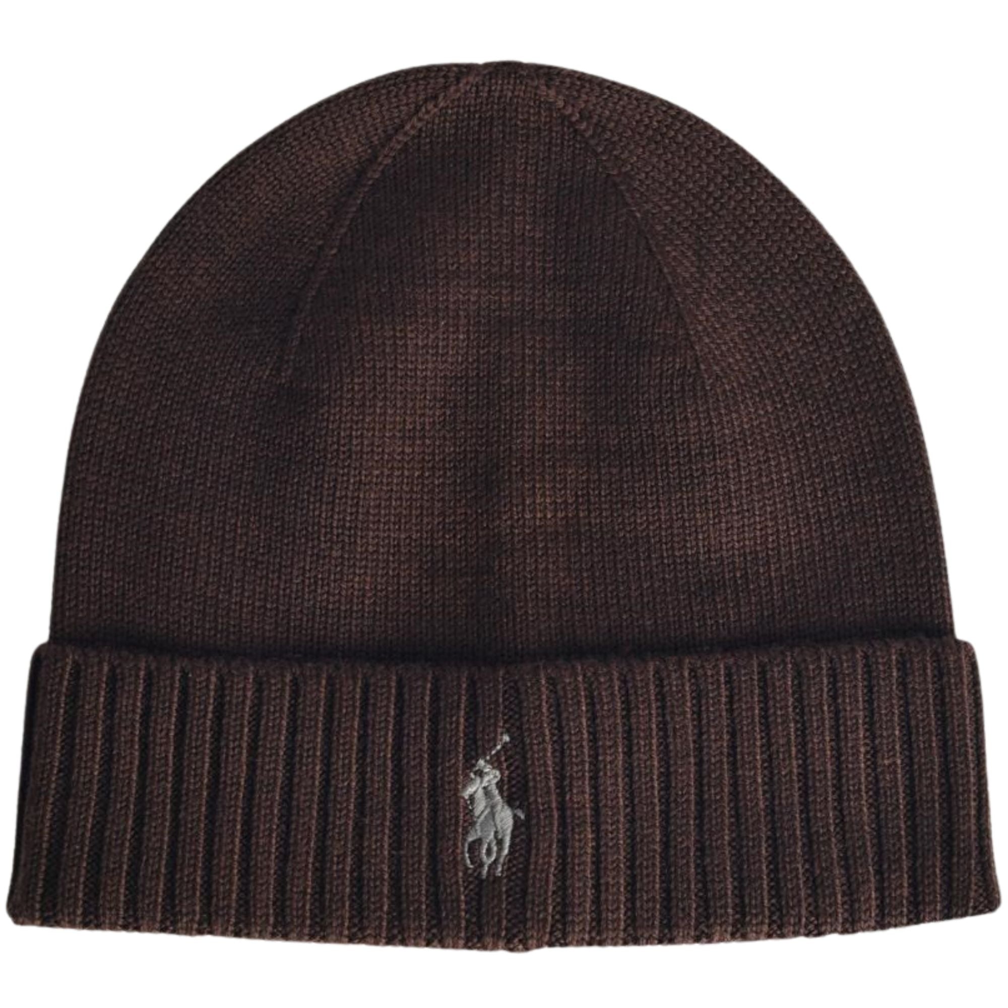 Polo Ralph Lauren Signature Pony Wool Beanie - Brown