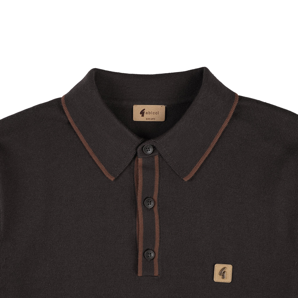 Gabicci Vintage Lineker Polo Shirt - Clove