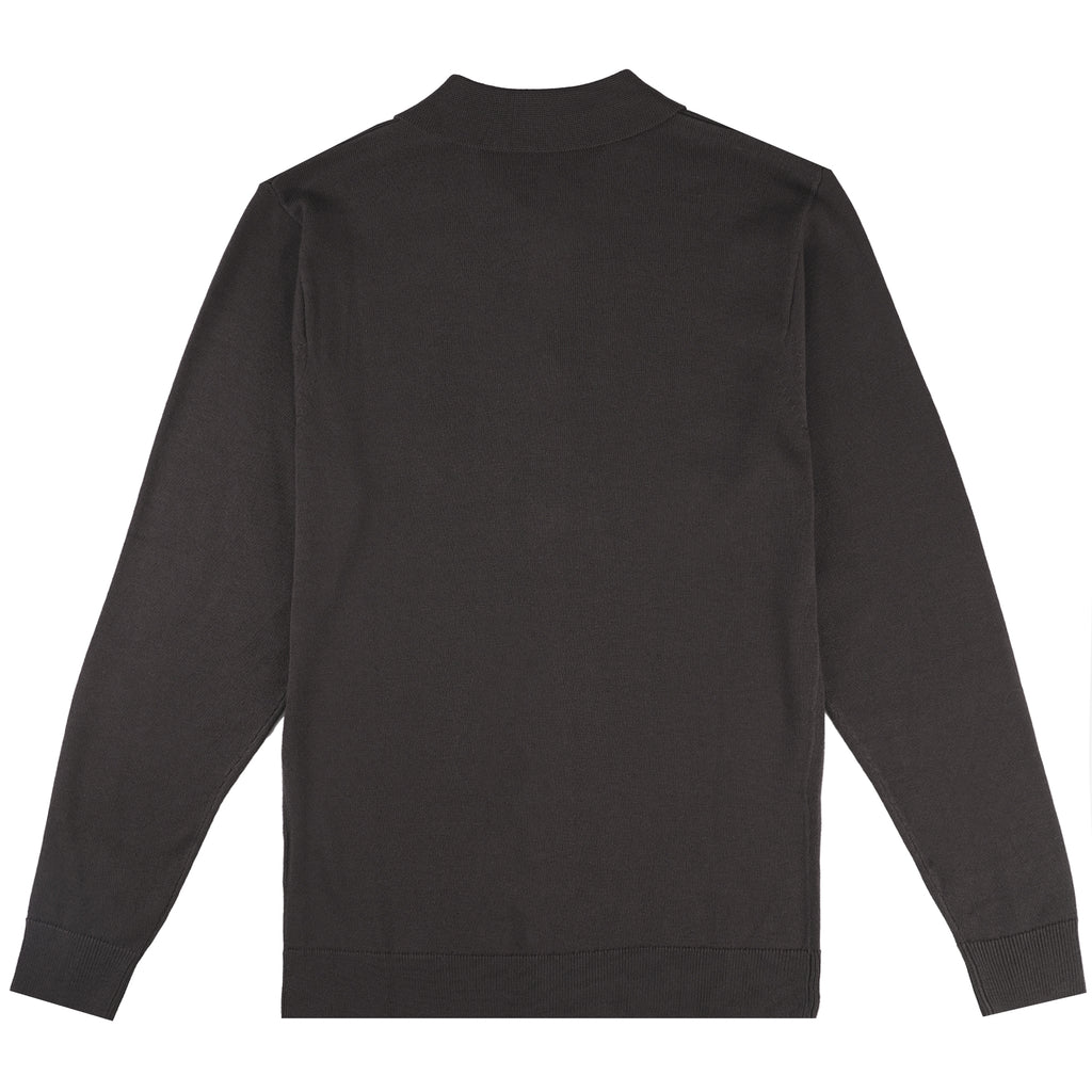 Gabicci Vintage Azima Button Through Polo Shirt - Clove