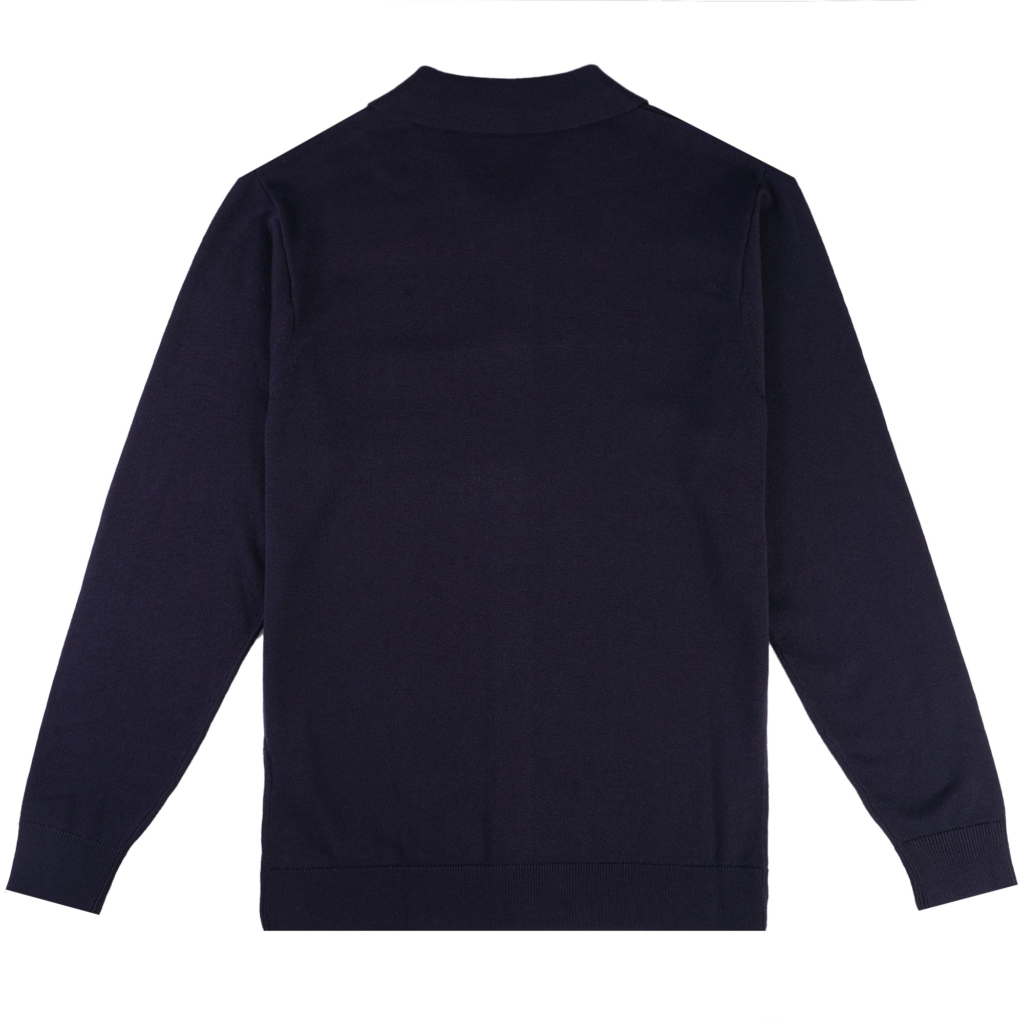 Azima Button Through Polo Shirt - Navy