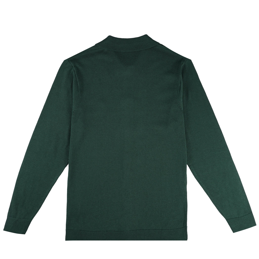 Gabicci Vintage Azima Button Through Polo Shirt - Ivy