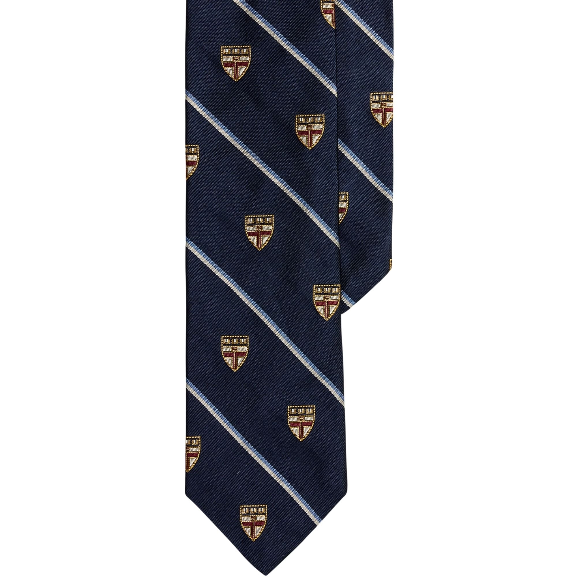 Polo Ralph Lauren Striped Silk Repp Club Tie - Navy