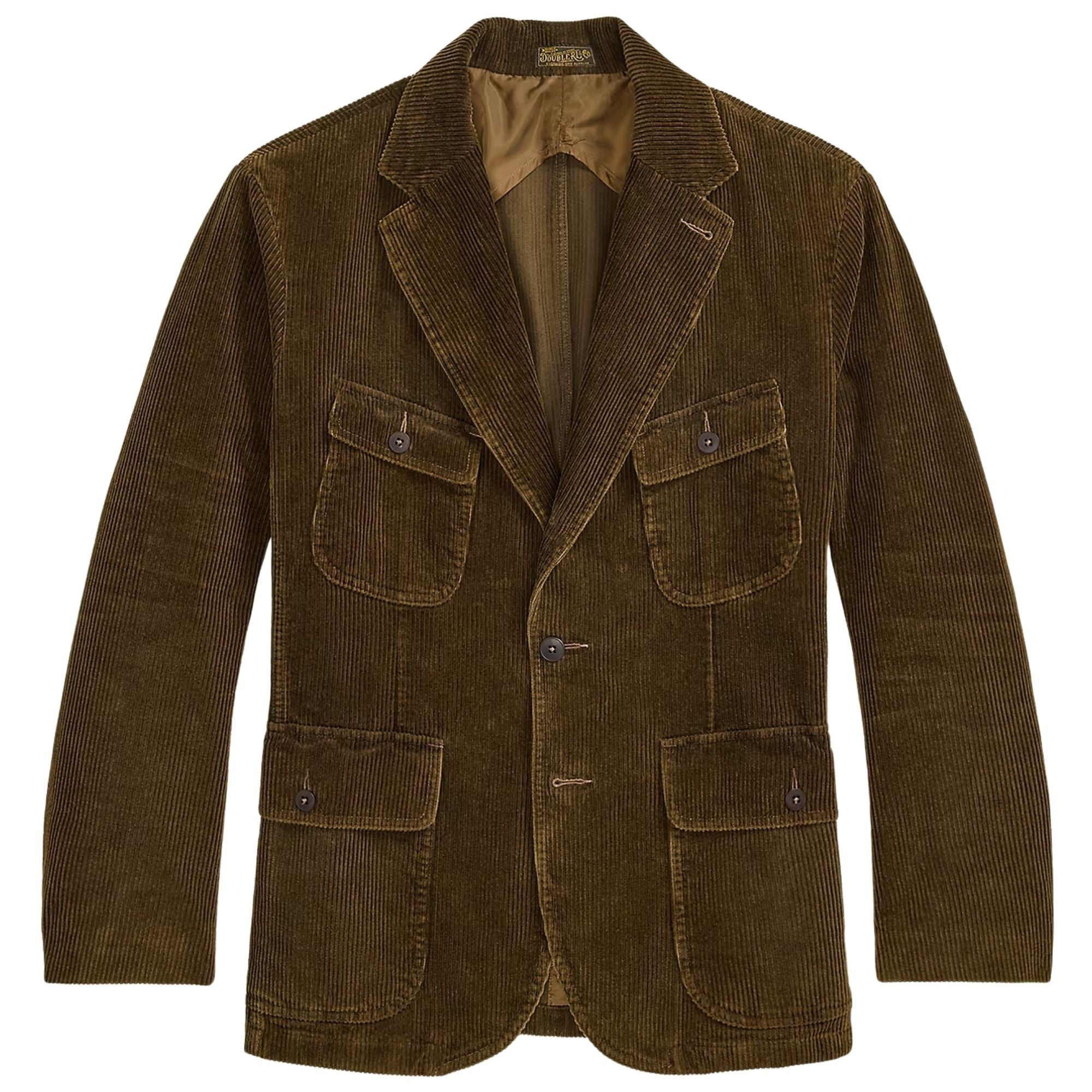 Unconstructed Corduroy Blazer - Brown