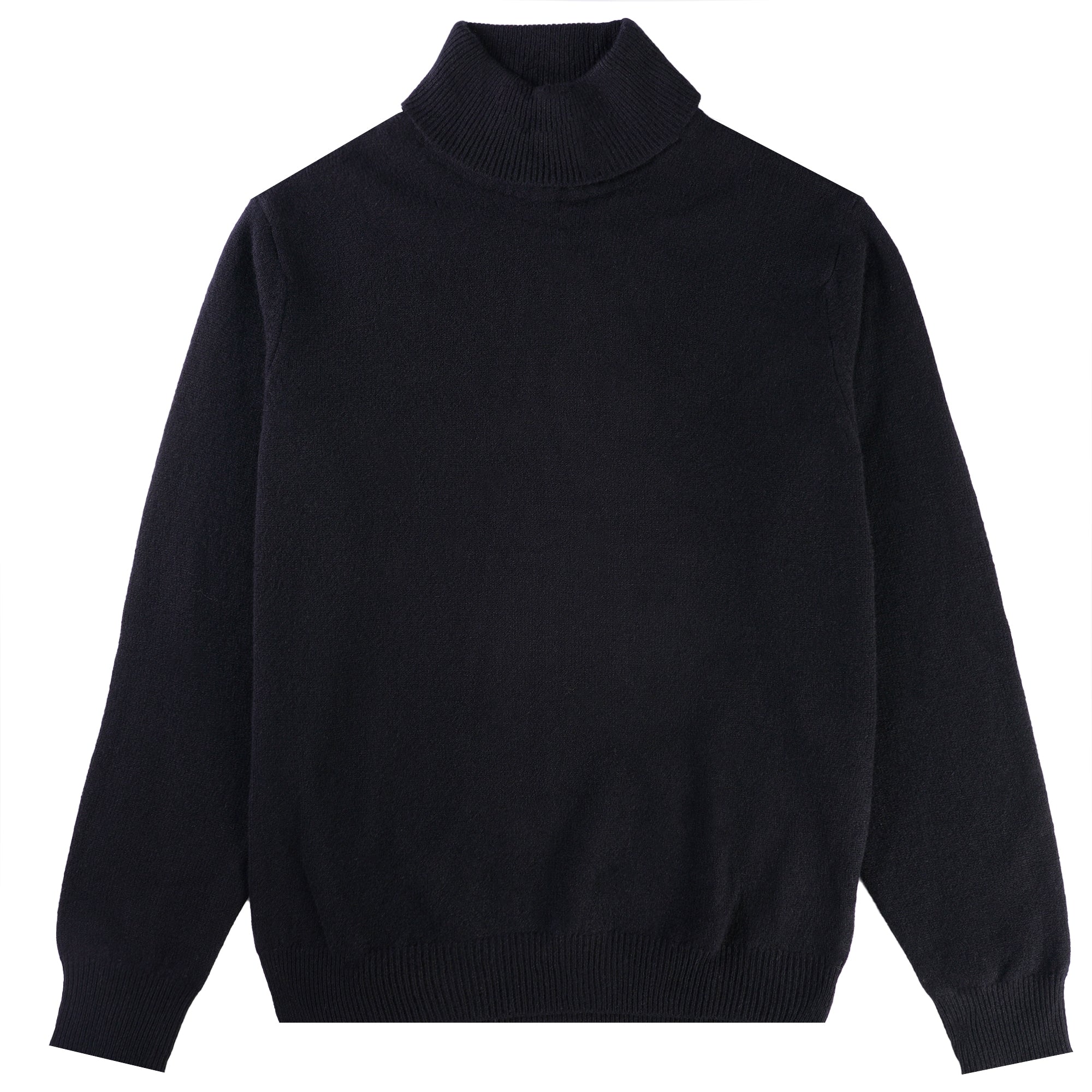 Wye Turtle Neck Jumper - Black