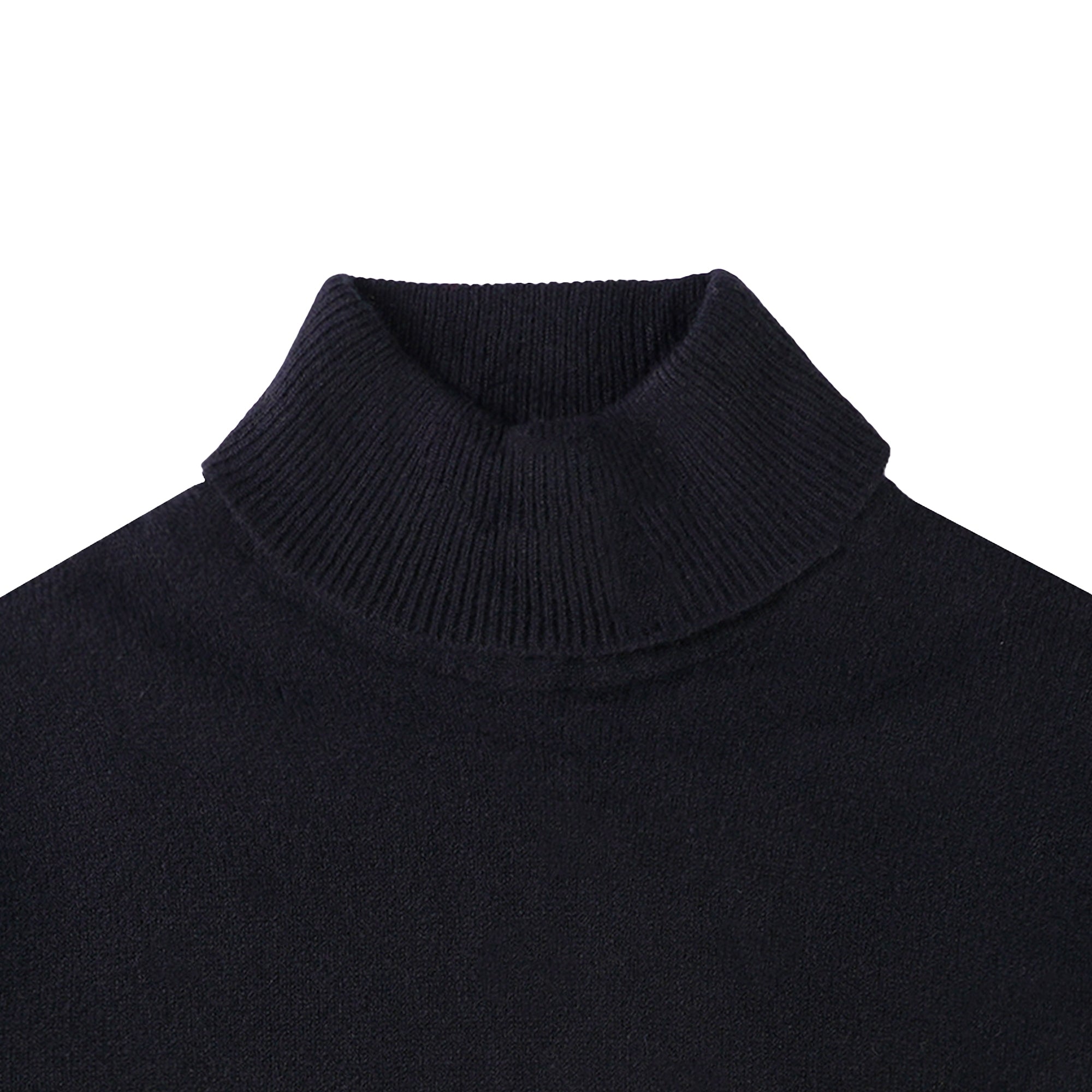 Wye Turtle Neck Jumper - Black