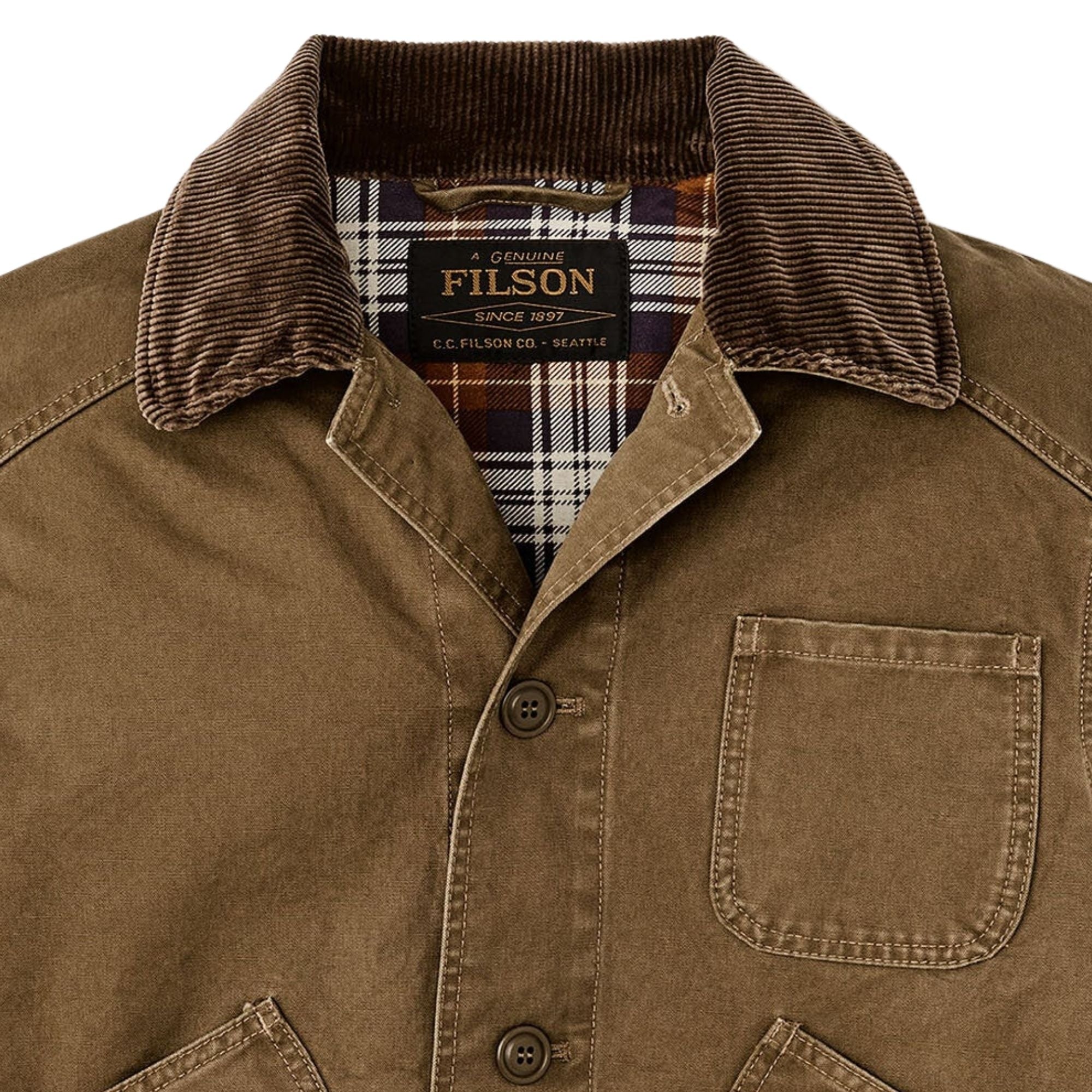 Filson Canvas Outfitter Jacket - Kangaroo – Stuarts London