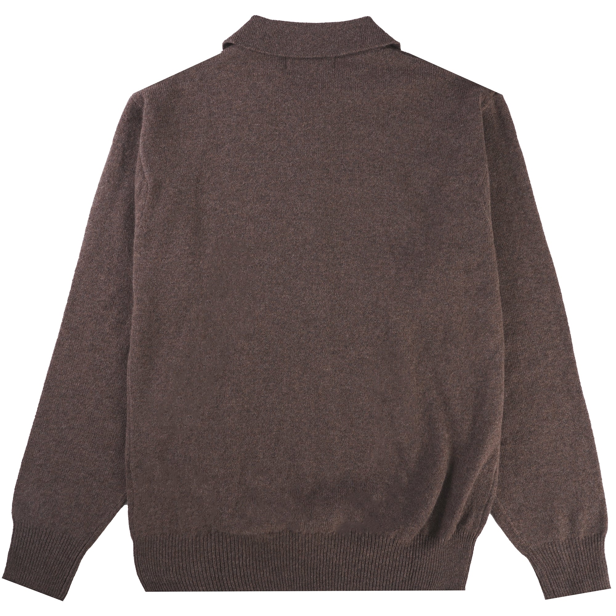 Merino Polo - Tobacco