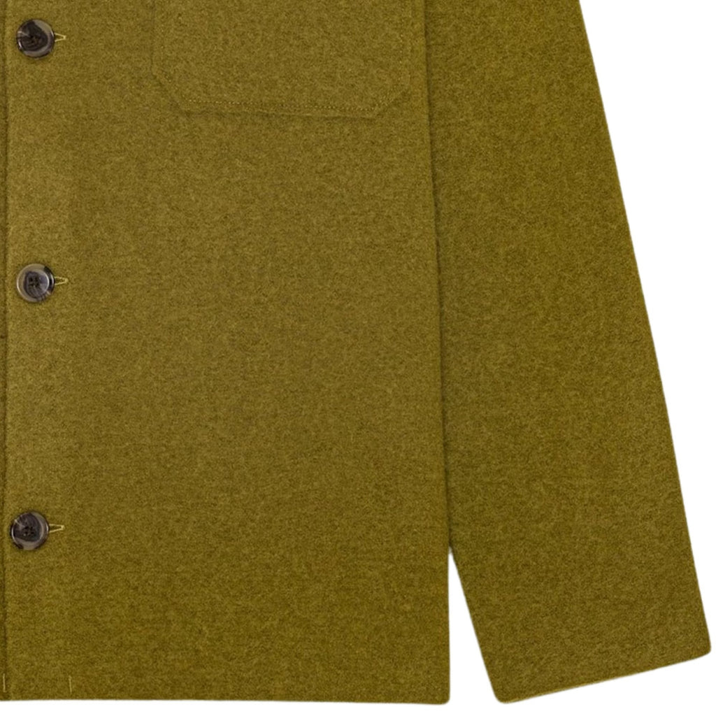 Jonas Boiled Wool Overshirt - Firene