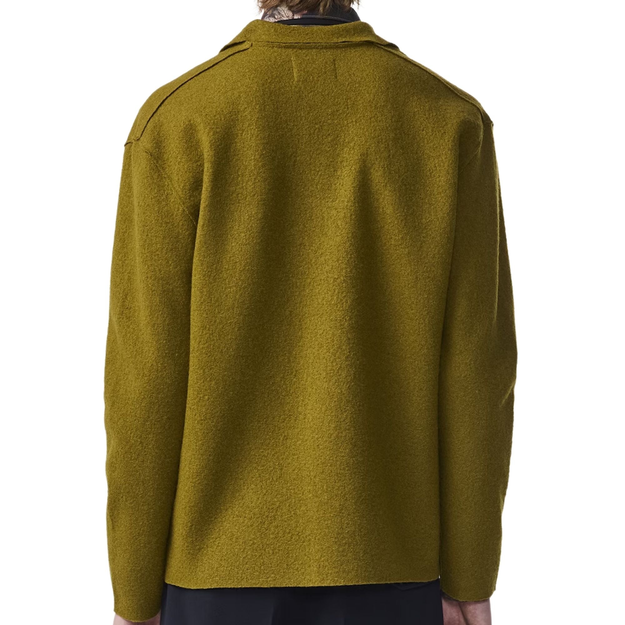 Jonas Boiled Wool Overshirt - Firene