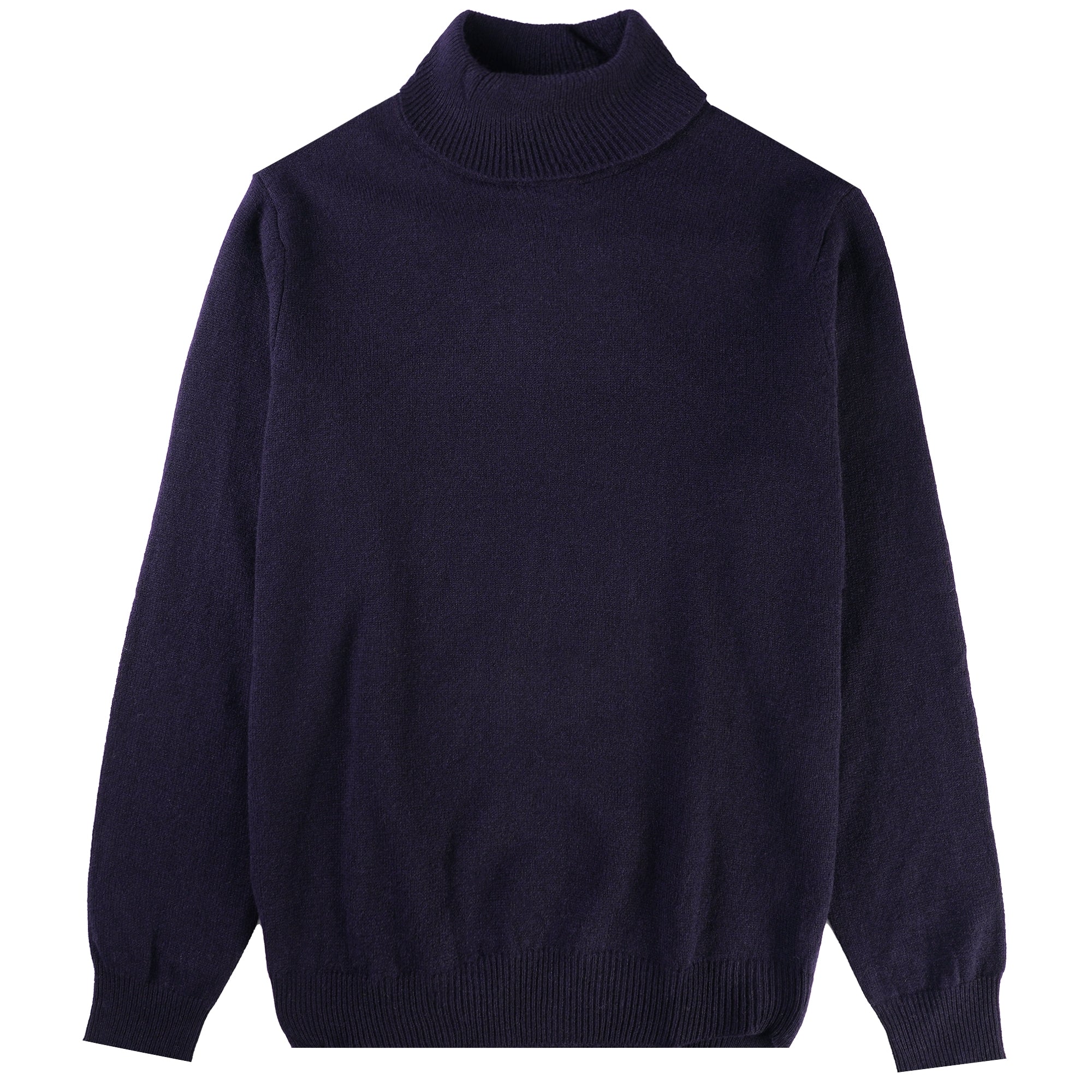 Wye Turtle Neck Jumper - Navy