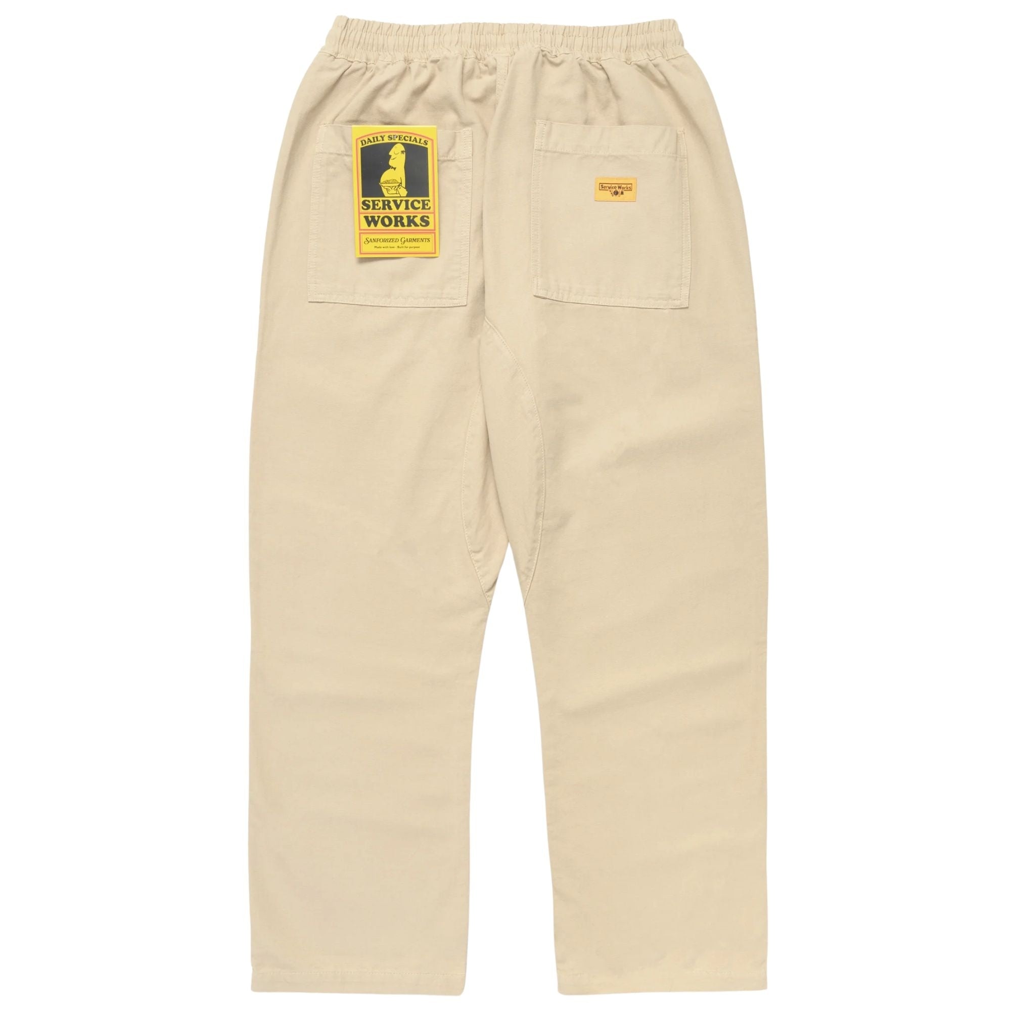 Classic Chef Pants - Pale Khaki