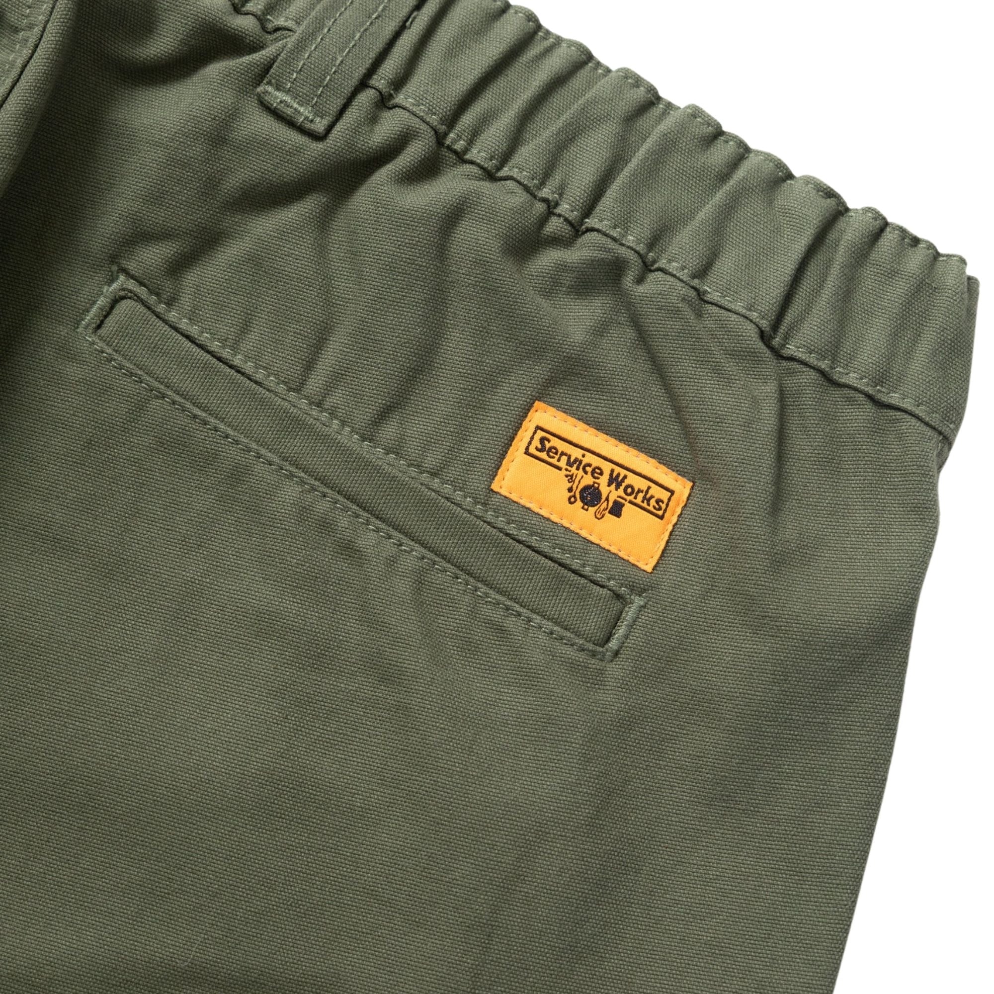 Canvas Waiters Pant - Olive