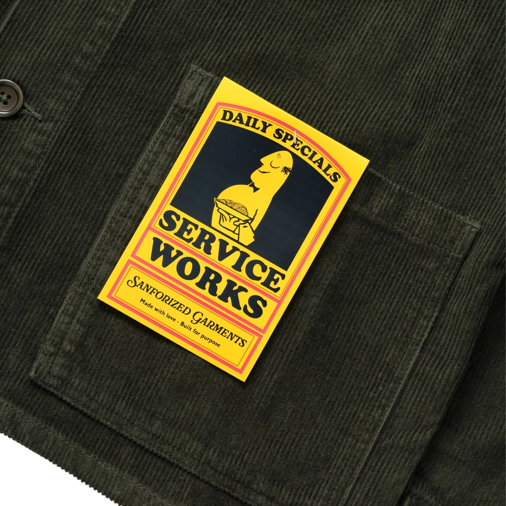 Service Works Corduroy Chore Shirt - Coppice