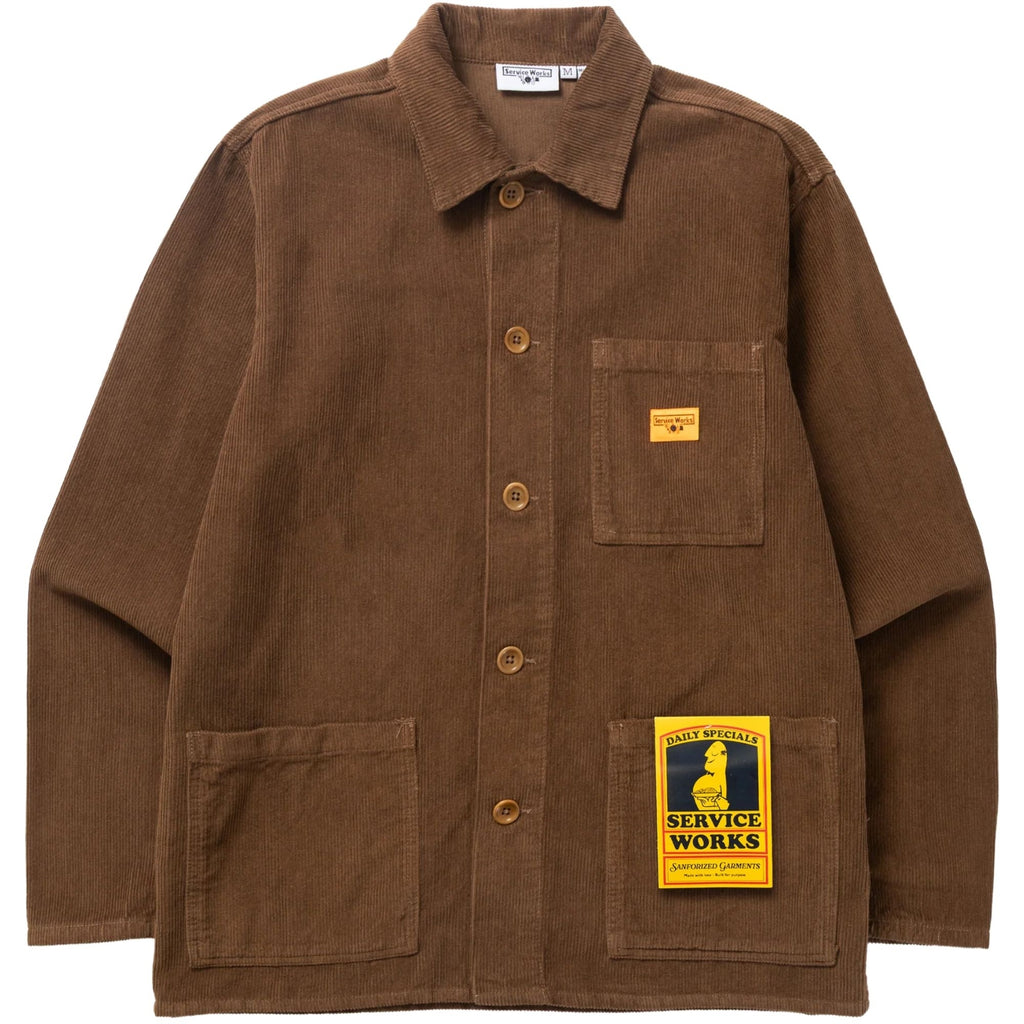 Service Works Corduroy Chore Shirt - Bark