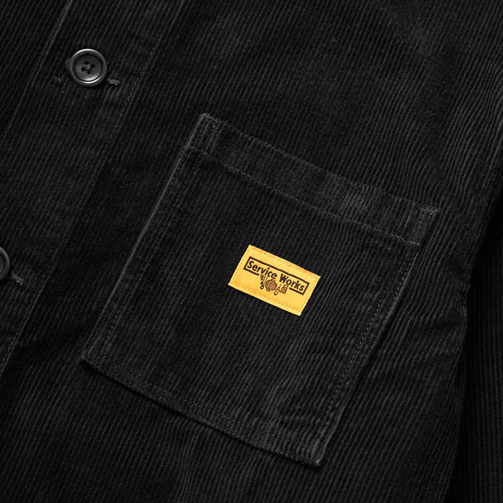 Corduroy Chore Shirt - Black