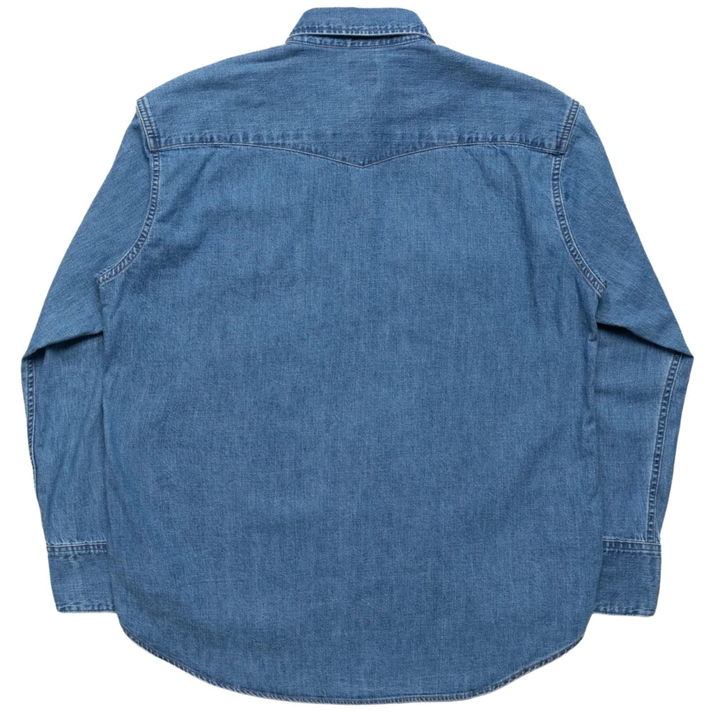 Denim Western Shirt - Blue Denim