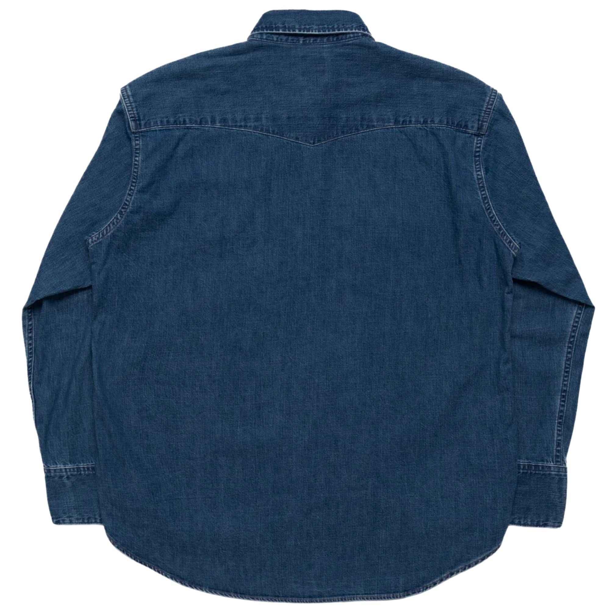 Denim Western Shirt - Dark Denim