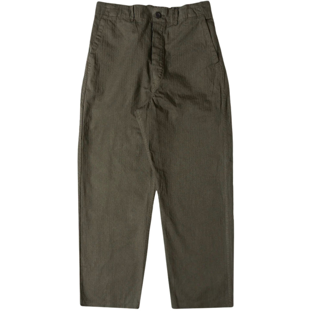 Wide Fit French Work Pant - Coffee Brown