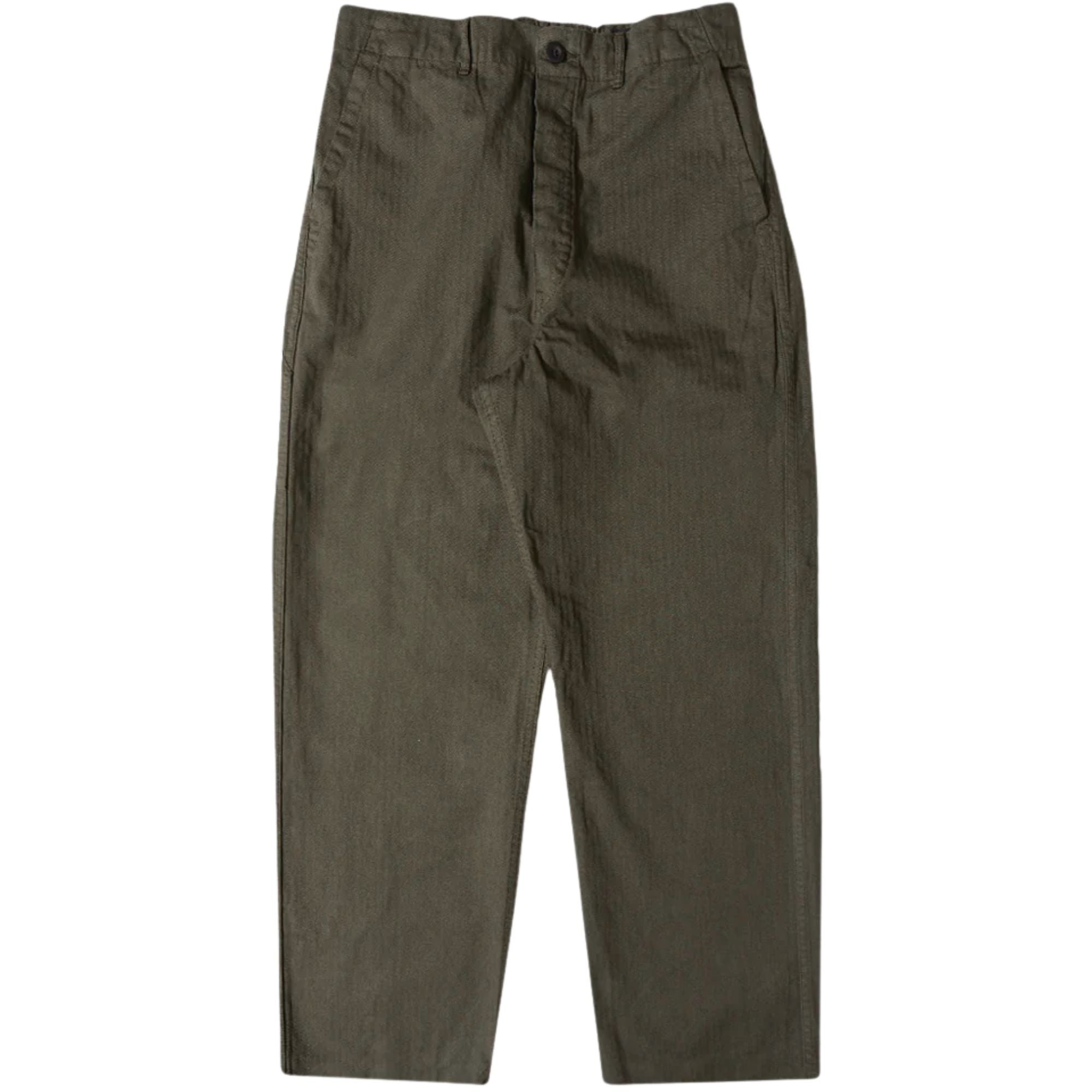 Wide Fit French Work Pant - Coffee Brown