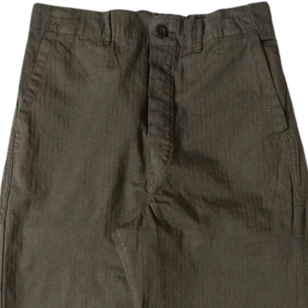 Wide Fit French Work Pant - Coffee Brown