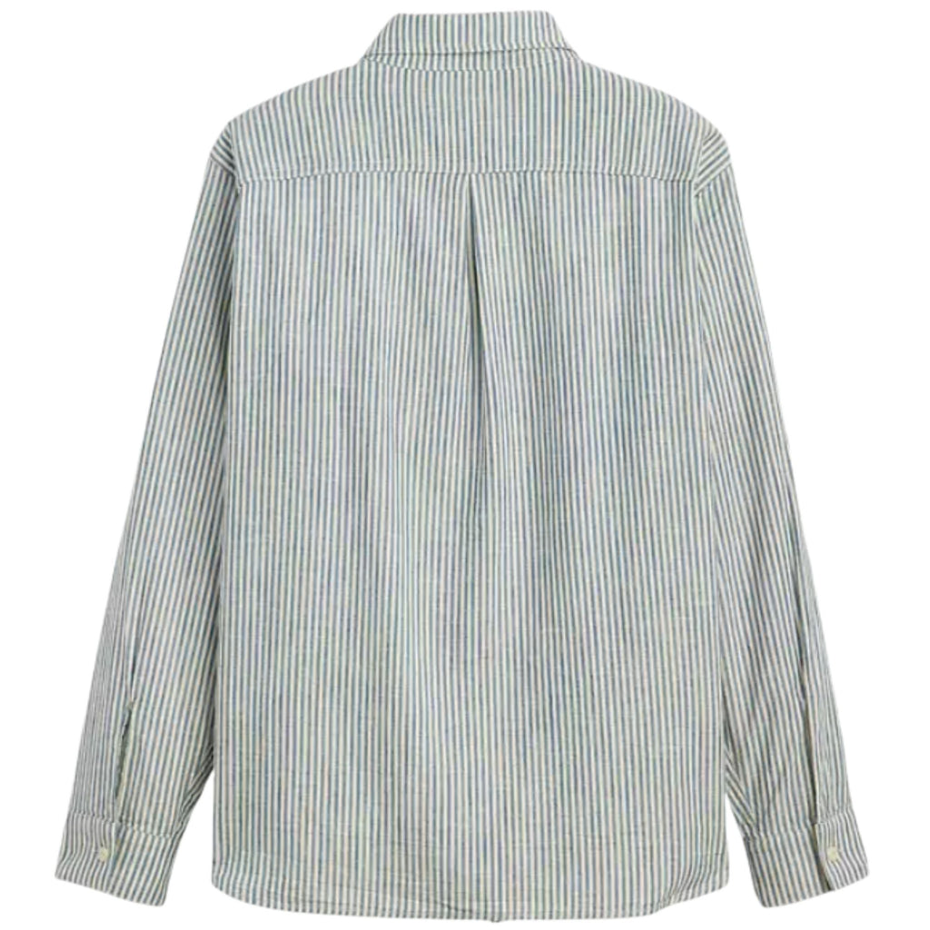 Blue Tab™ Work Shirt - Indigo Stripe - Blue