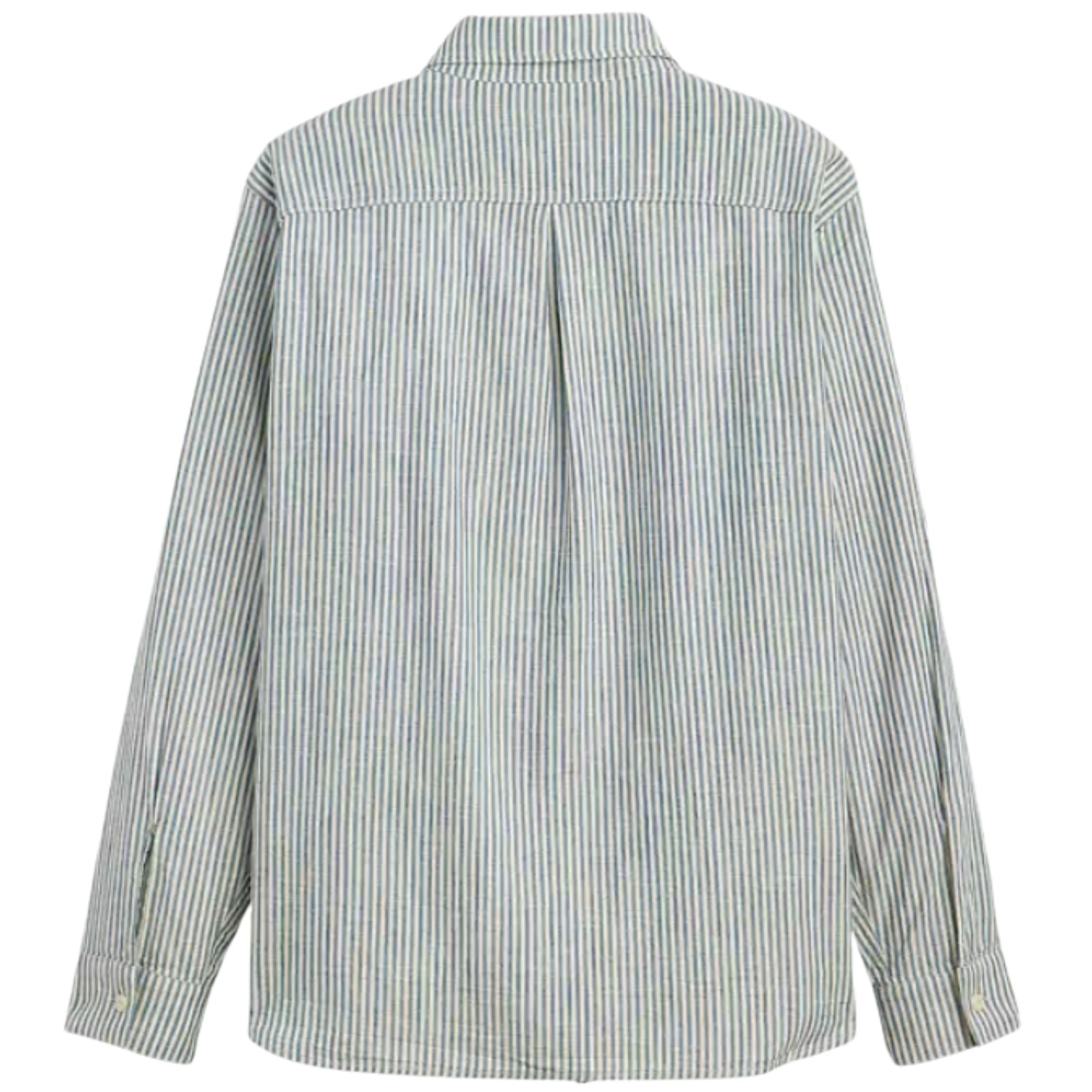 Blue Tab™ Work Shirt - Indigo Stripe - Blue