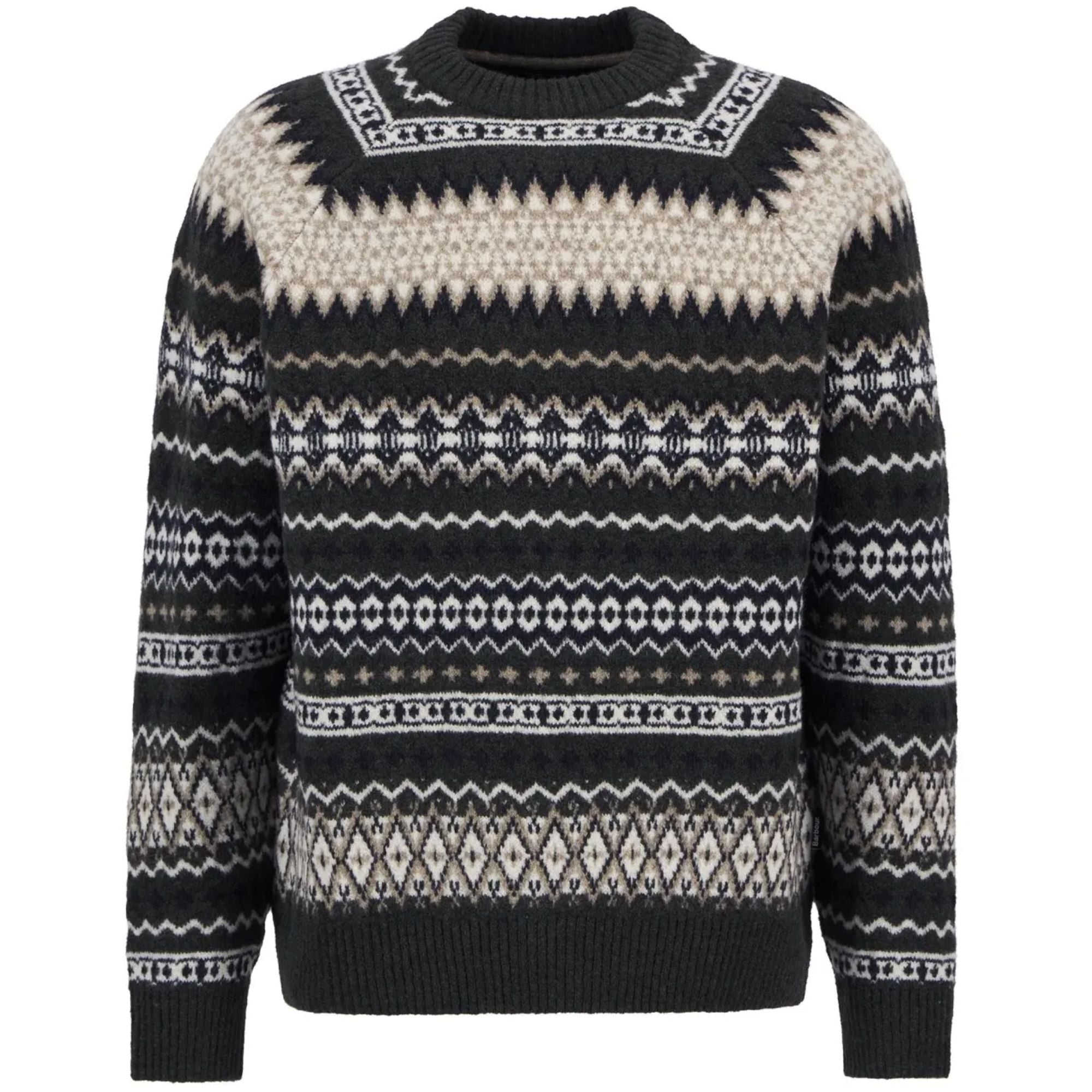 Barbour Hase Fair Isle Crew Neck Jumper - MKN1647OL52 – Stuarts London