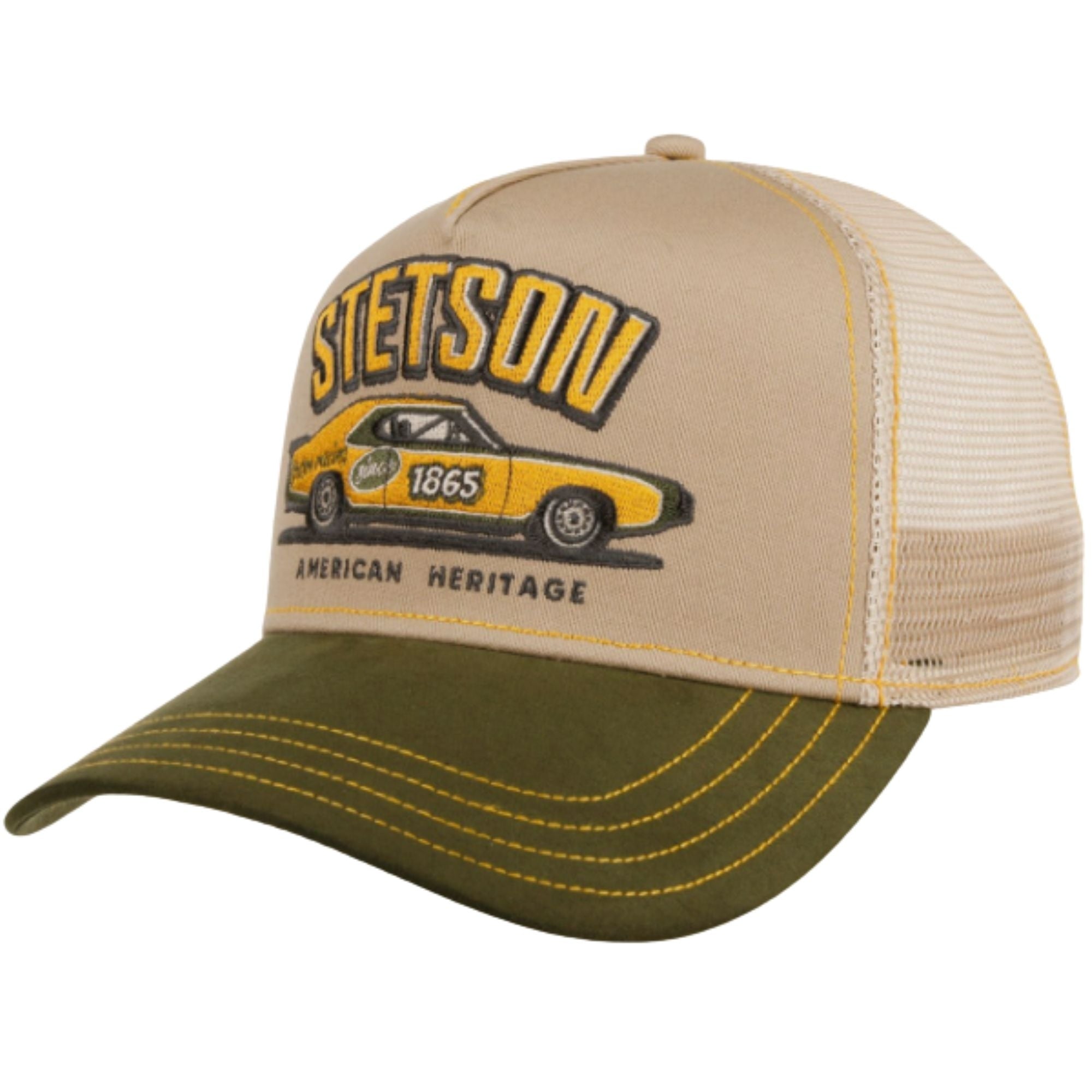 Muscle Car Heritage Trucker Cap - Racing Green