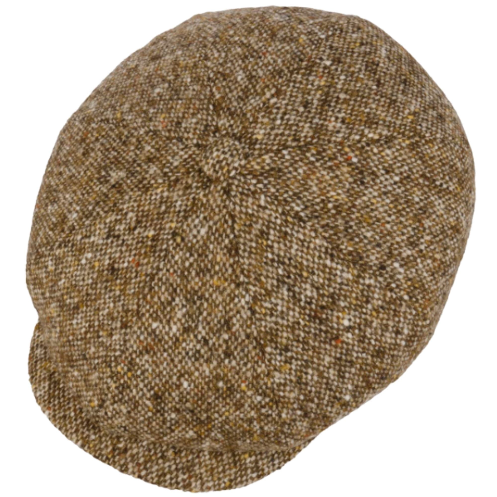 Stetson Hats Hatteras Donegal Tweed Cap - Tan Multi