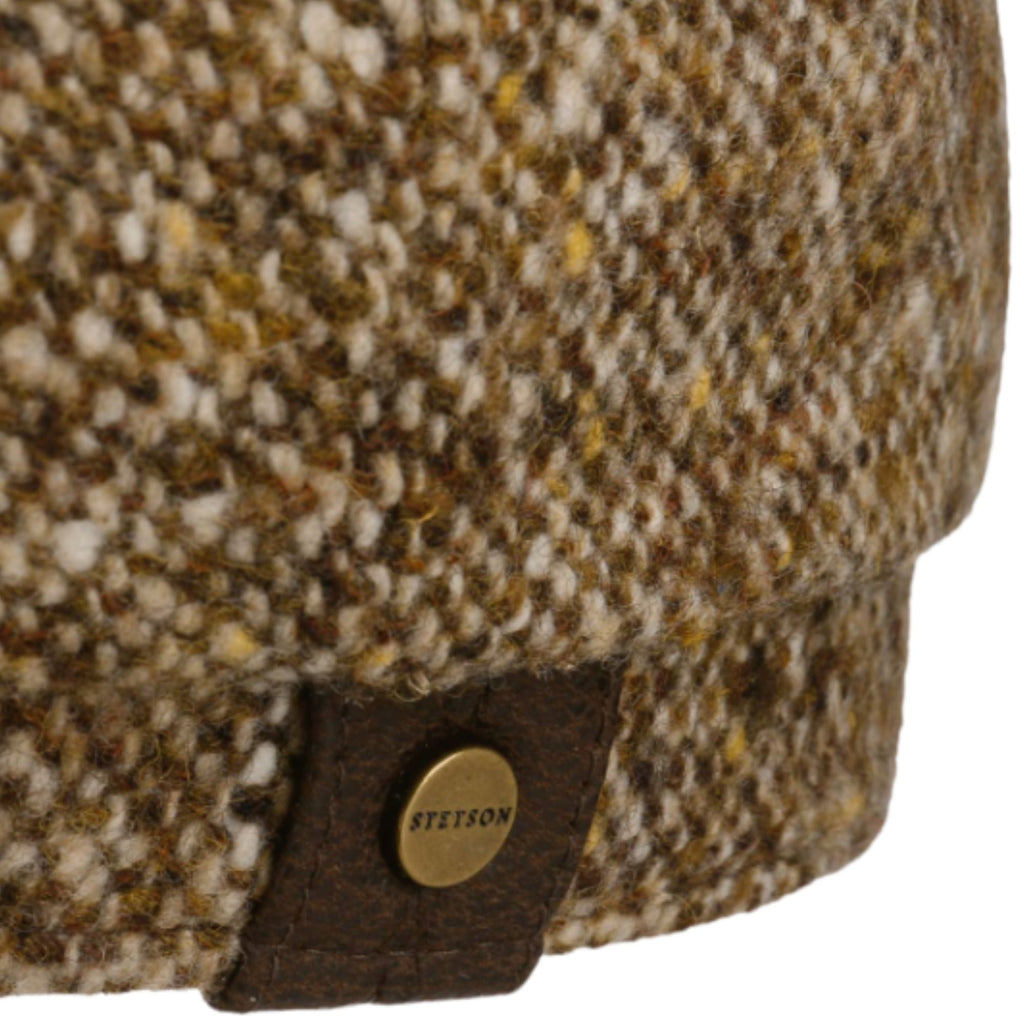 Stetson Hats Hatteras Donegal Tweed Cap - Tan Multi