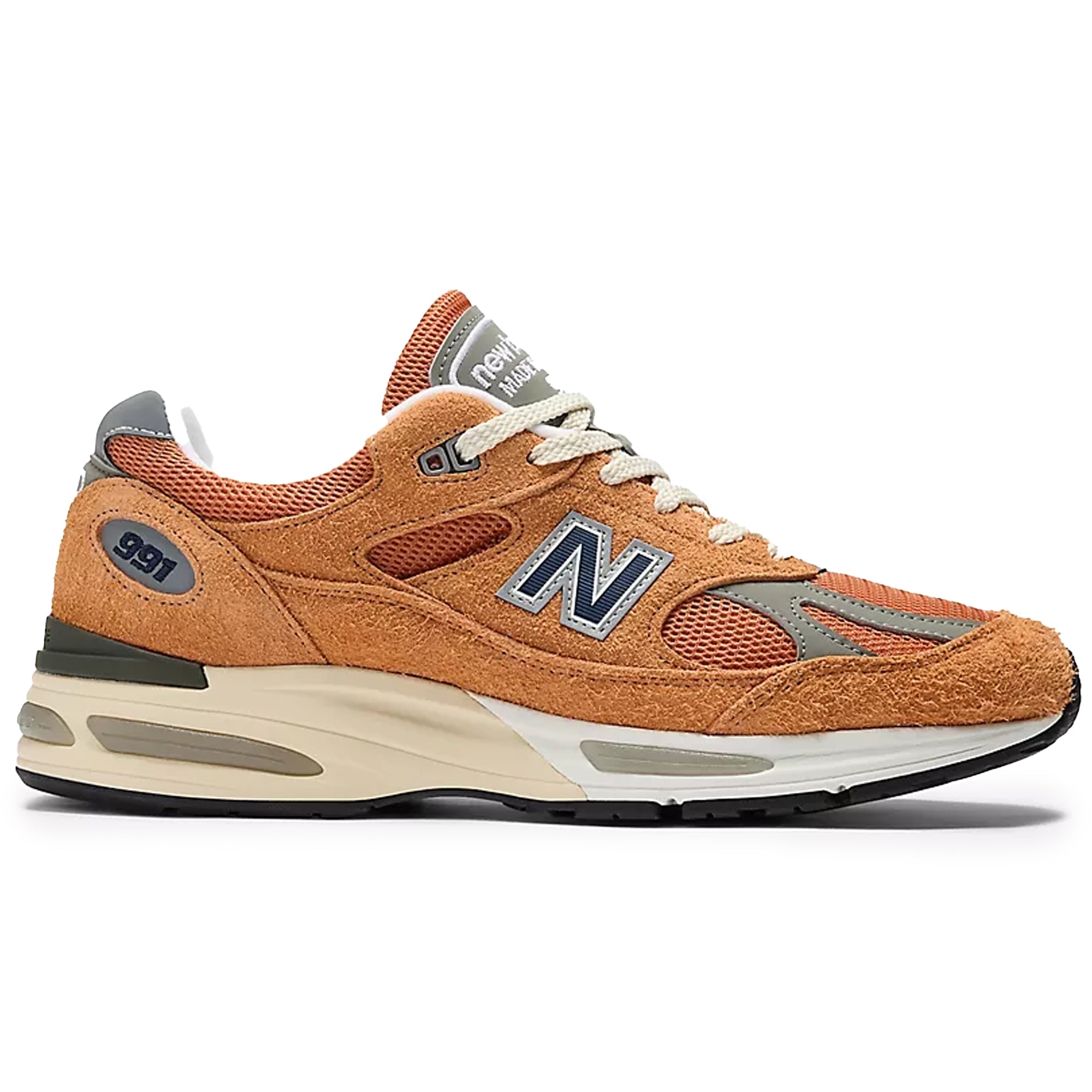 New Balance MIE 991v2 Grounded Pastels Shoes U991OV2-BRN – Stuarts