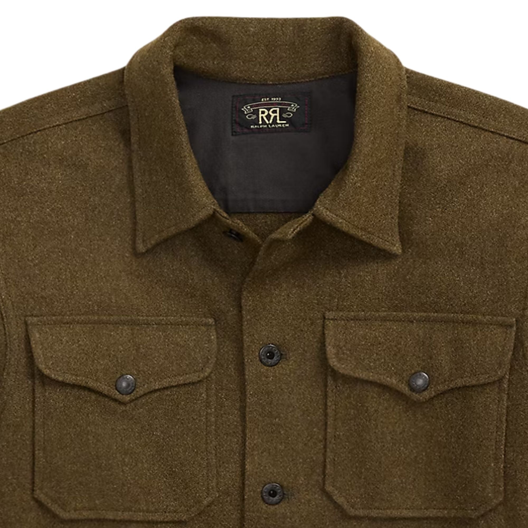 Wool-Blend Overshirt - Brown