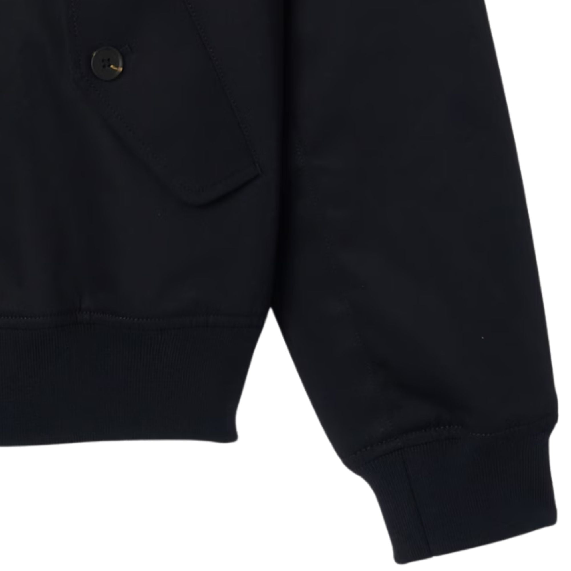 Lacoste Water-Repellent Twill Harrington Jacket - Navy