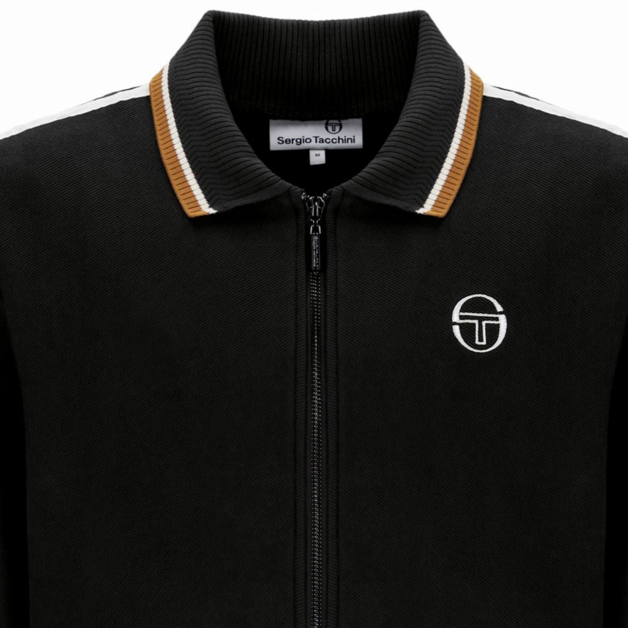 Sergio Tacchini Giorno Track Top - Black