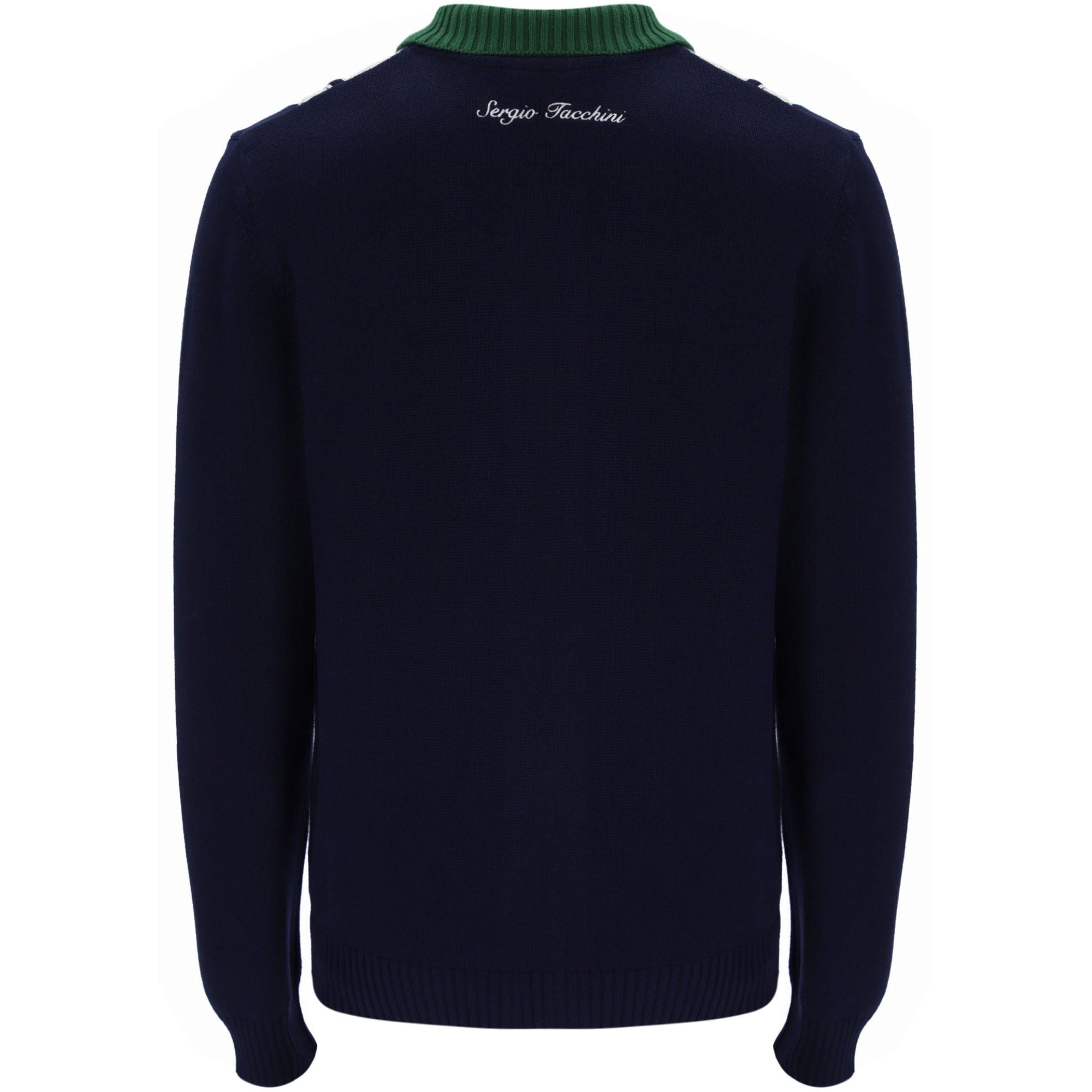 Sergio Tacchini Bruni Knit Cardigan - Blue/Eden