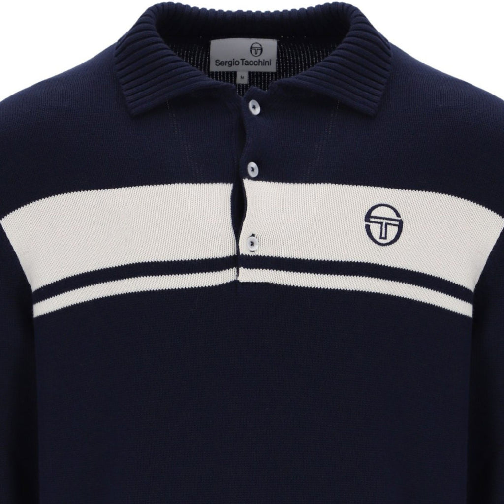 Damarindo Knitted Polo - Maritime Blue