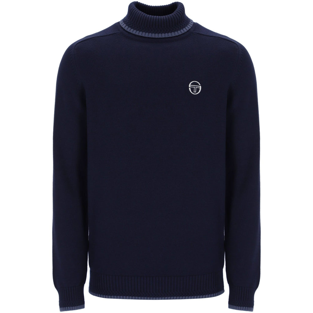Sergio Tacchini Caruso Roll Neck Top - Maritime Blue