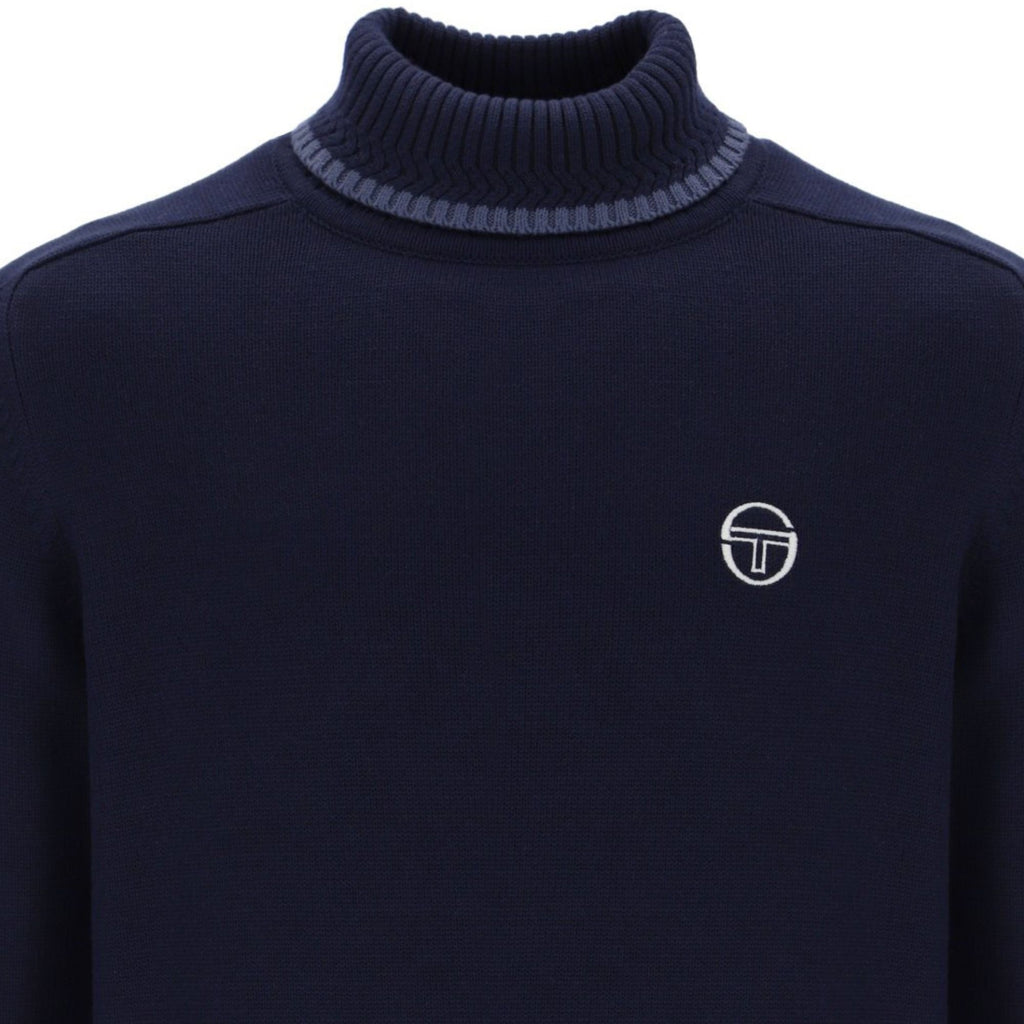 Sergio Tacchini Caruso Roll Neck Top - Maritime Blue