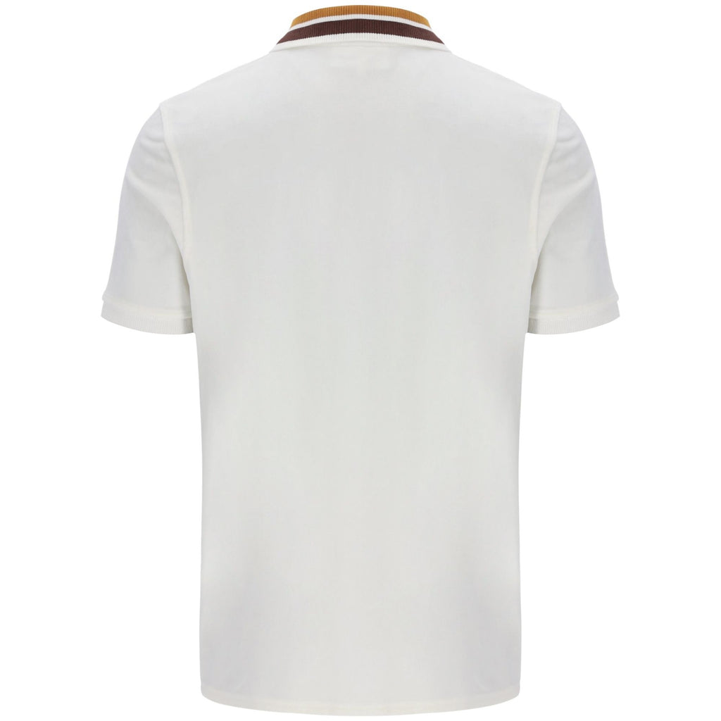 Sergio Tacchini Mahony Velour 1/4 Zip Polo - Gardenia