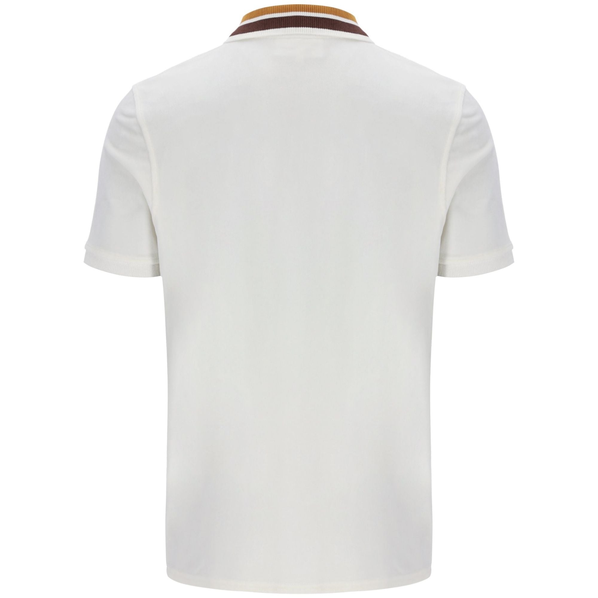 Sergio Tacchini Mahony Velour 1/4 Zip Polo - Gardenia