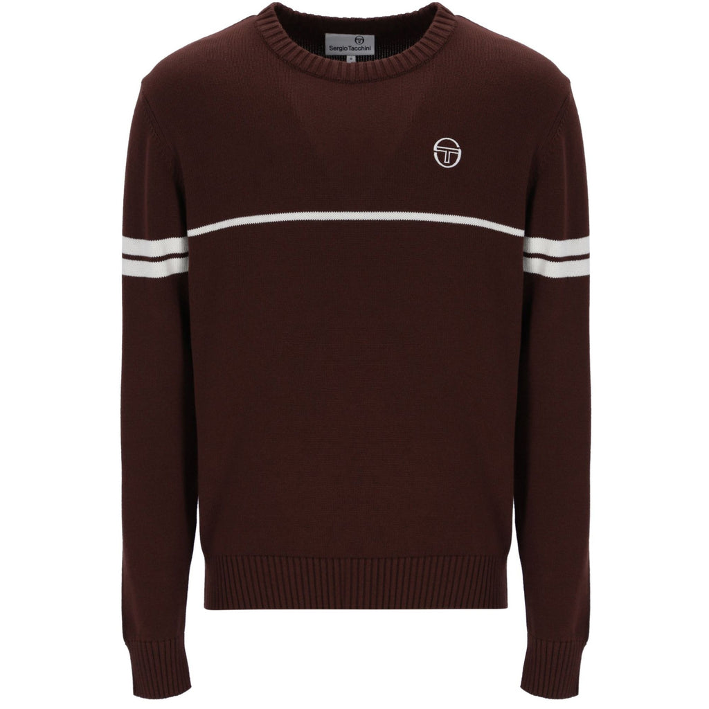 Sergio Tacchini Orion Knit Jumper - Chocolate