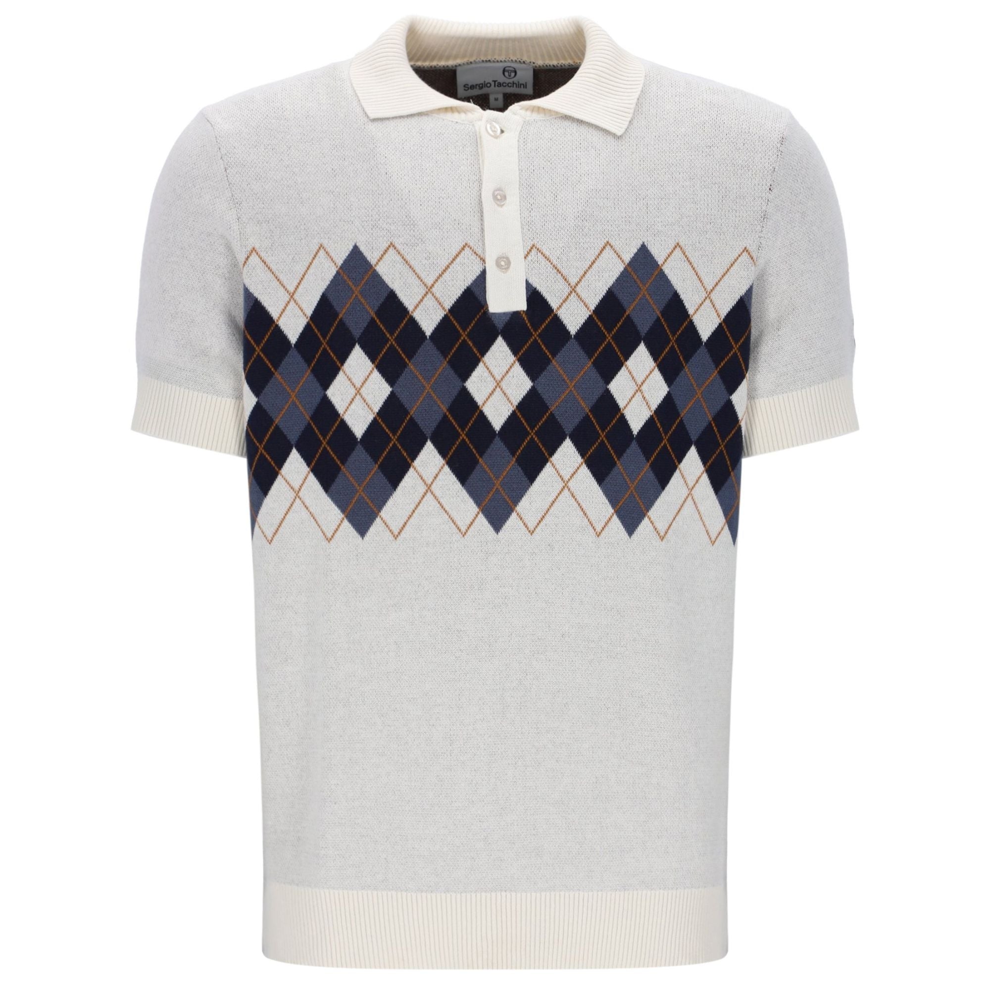 Sergio Tacchini Carezza Knitted Polo - Gardenia