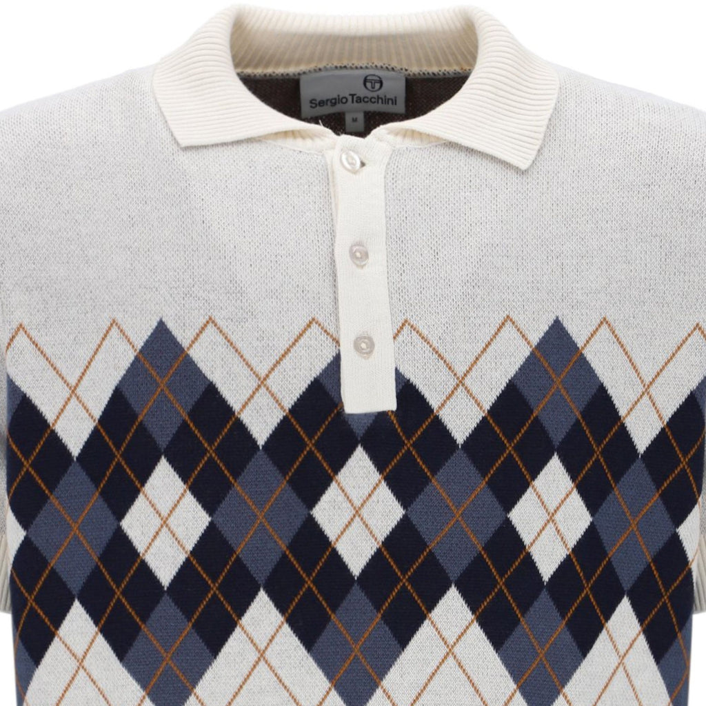 Sergio Tacchini Carezza Knitted Polo - Gardenia