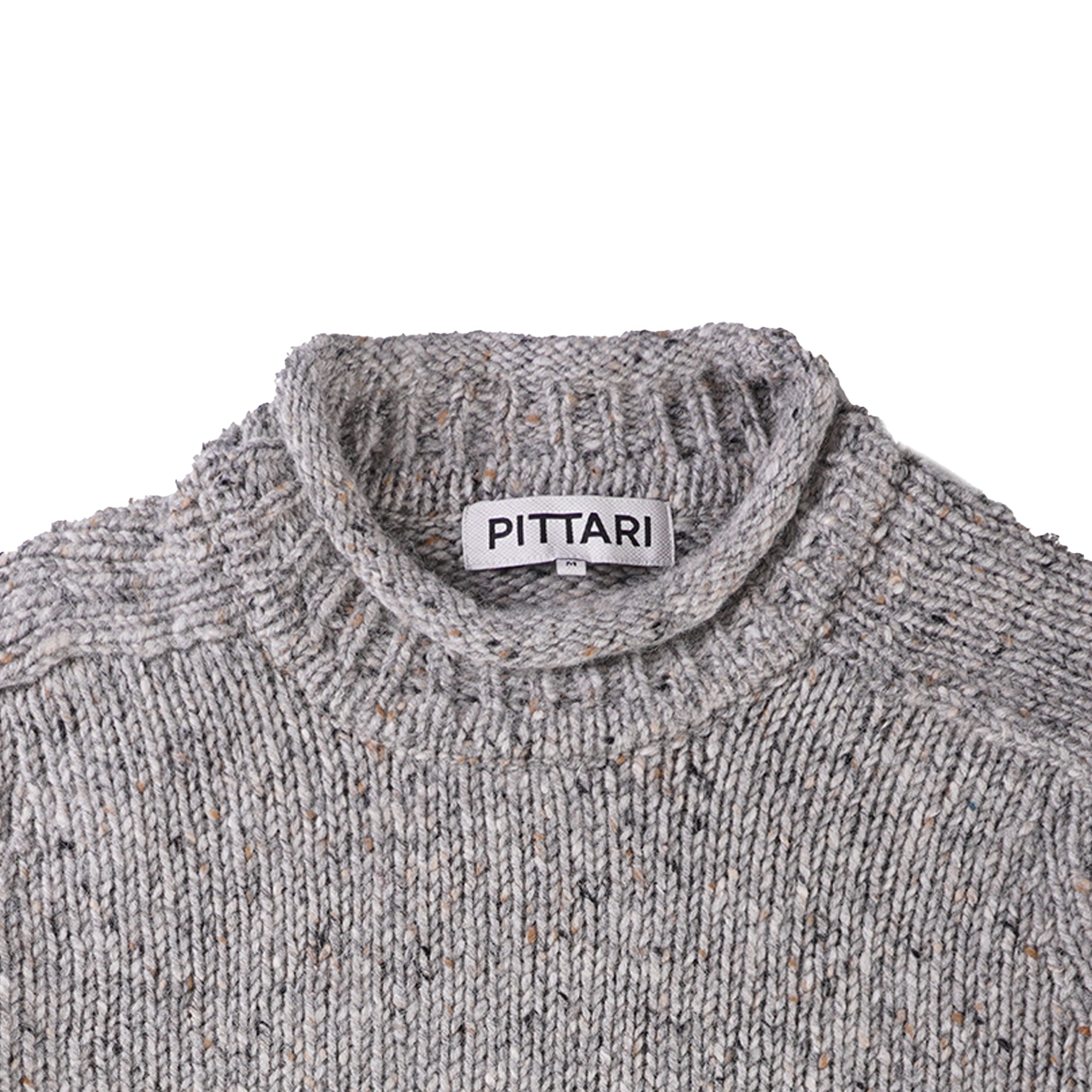 Pittari Findhorn Donegal Sweater - Adara Grey