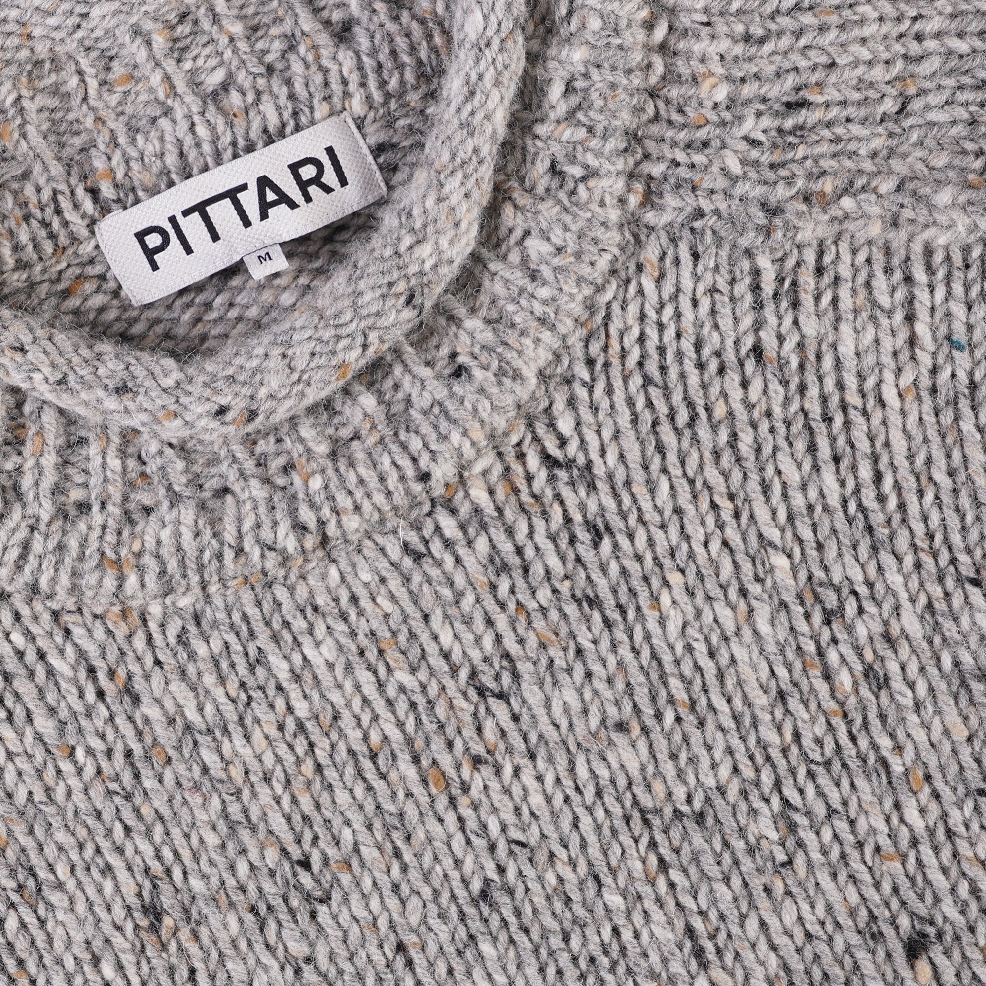 Pittari Findhorn Donegal Sweater - Adara Grey