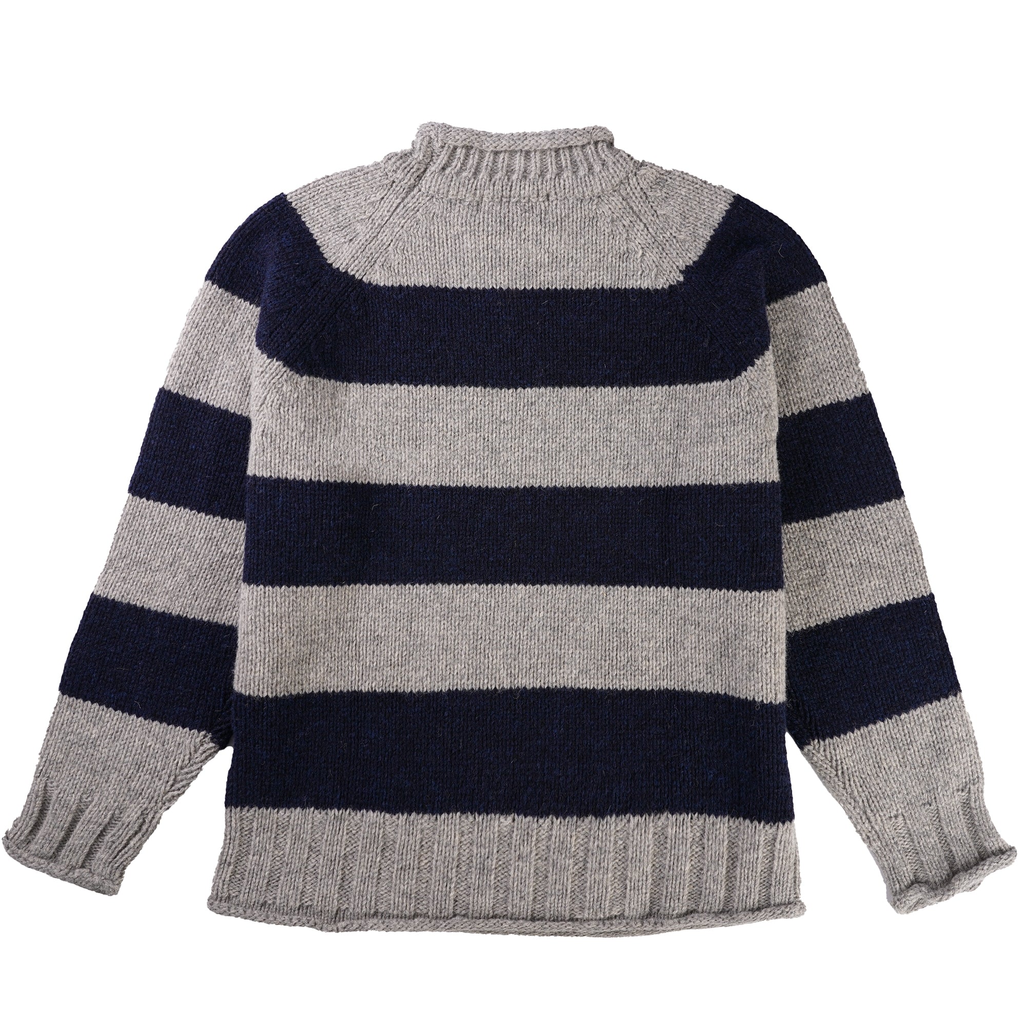 Hoops Knit Jumper - Grey/Navy