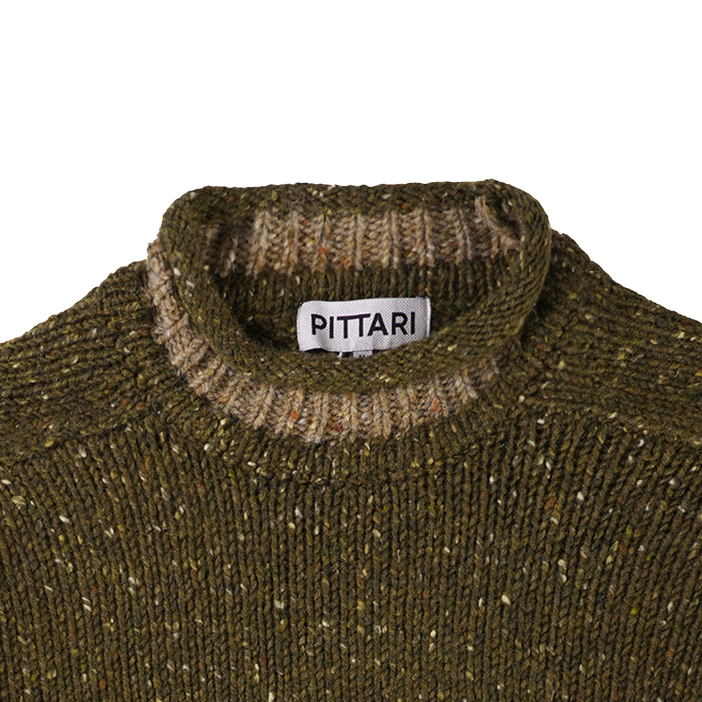 Block Stripe Jumper - Green/Beige
