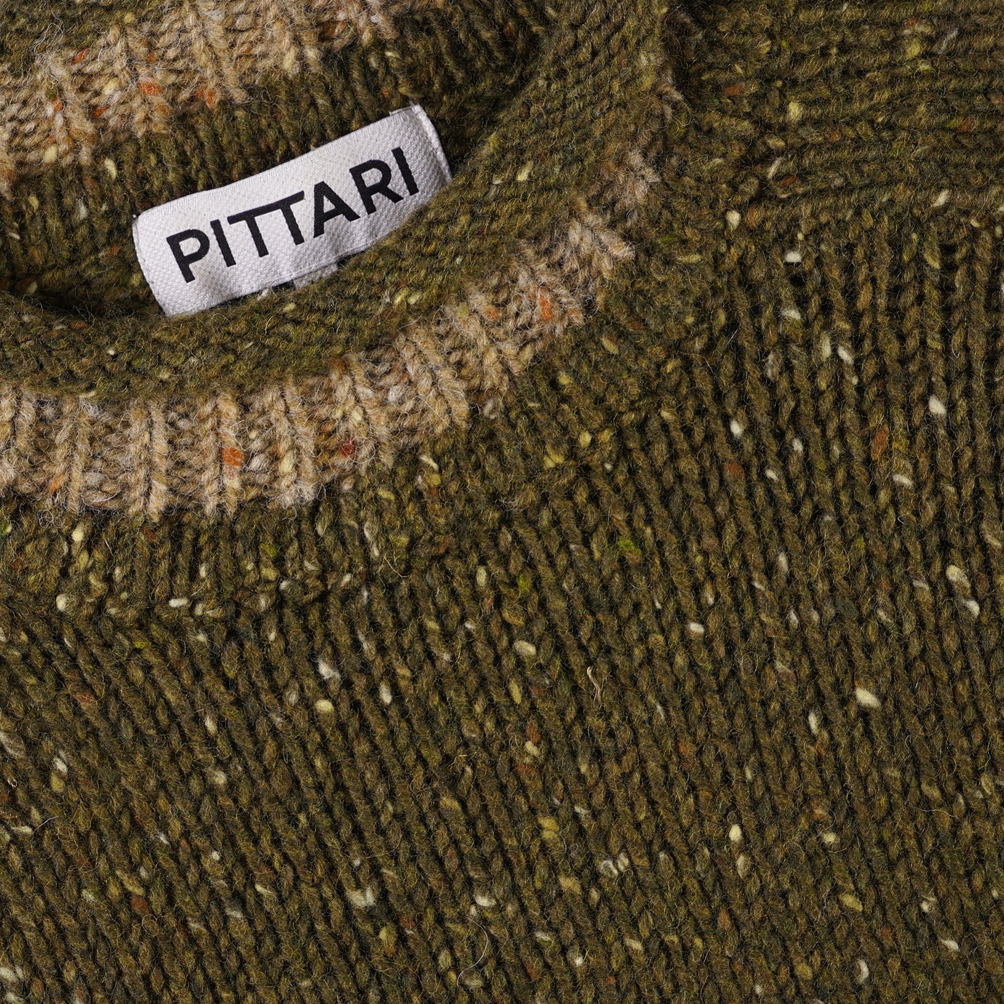 Block Stripe Jumper - Green/Beige